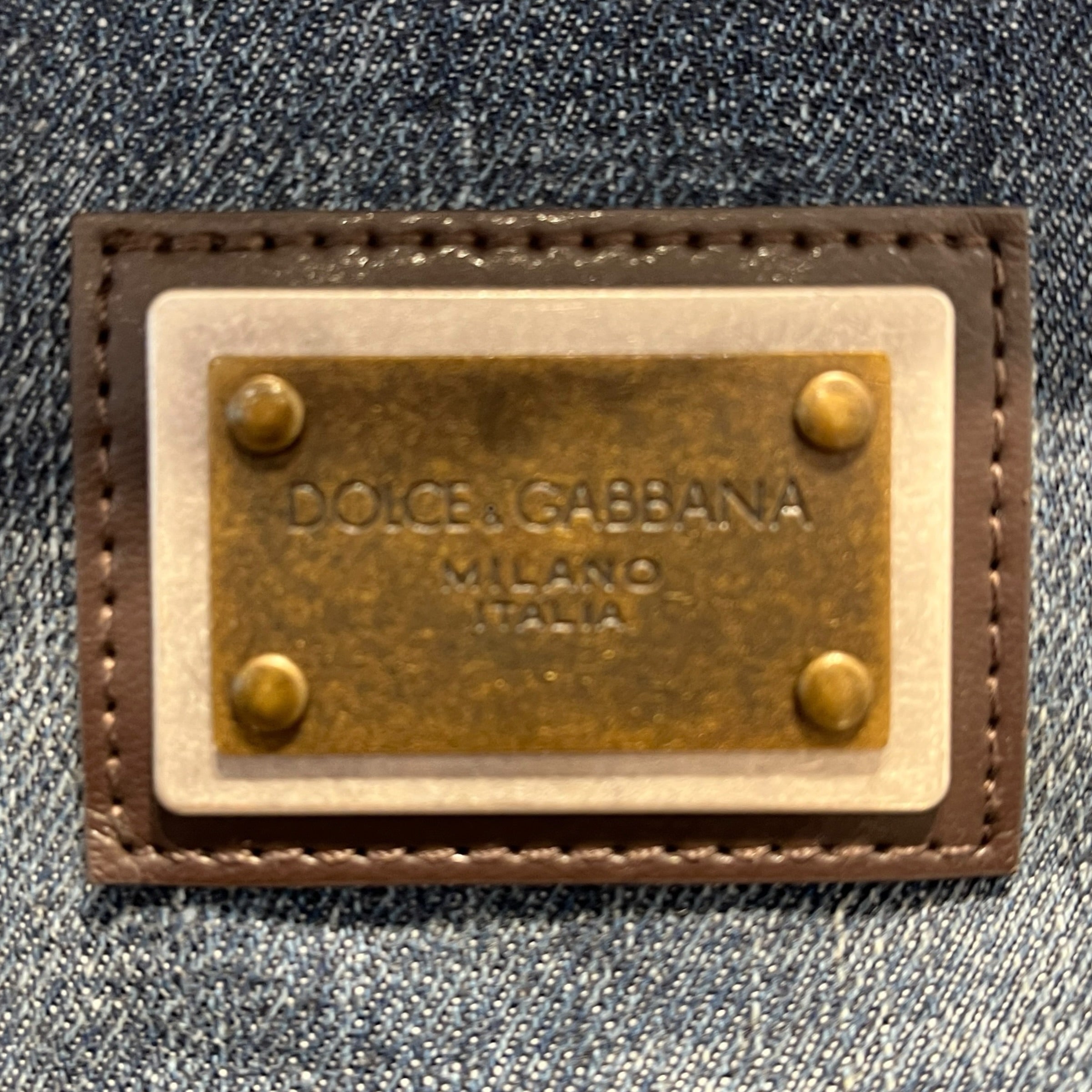 DOLCE&GABBANA/Denim Jkt/52/Denim/BLU/Denim & Teddy Sherpa Re XXL view 4