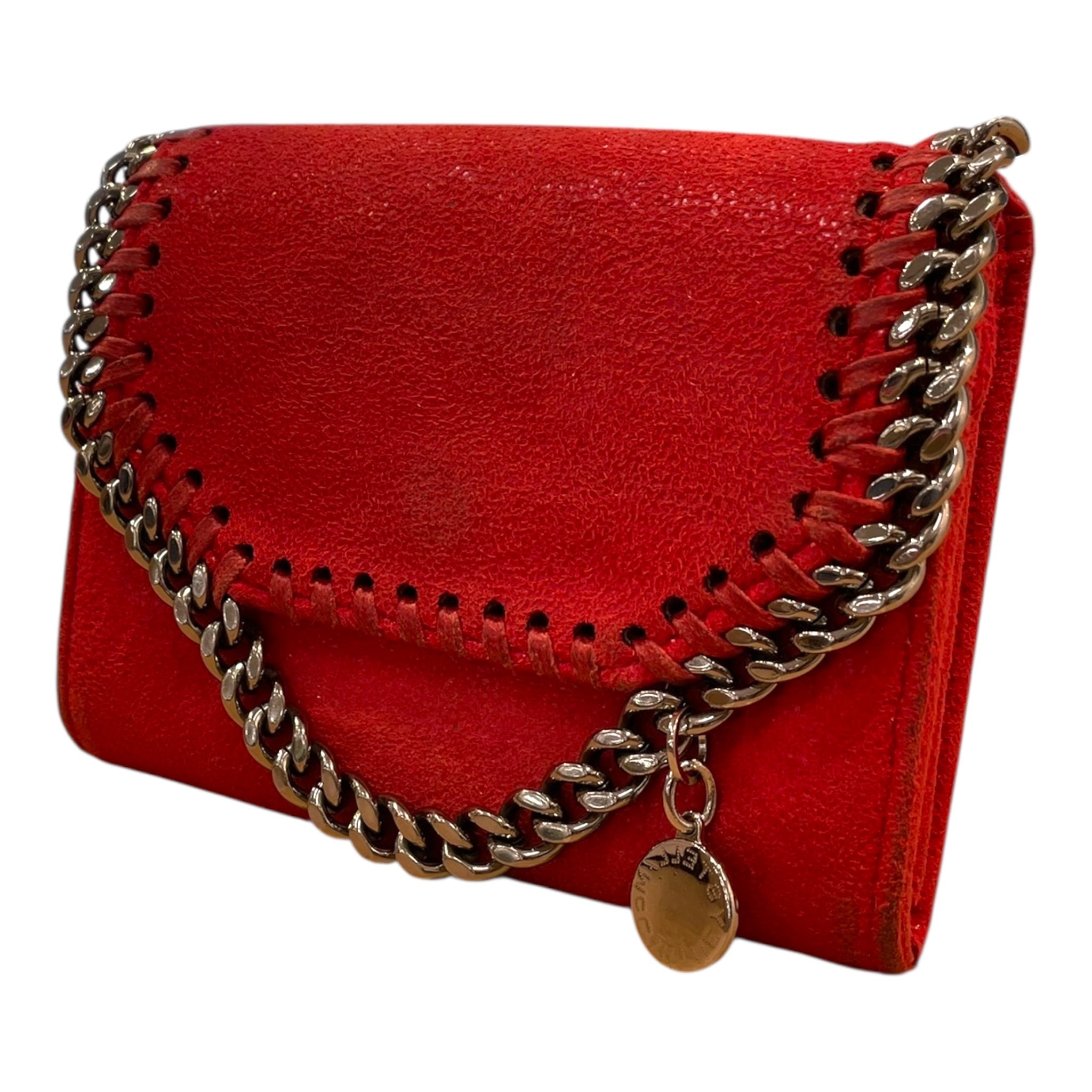 STELLAMcCARTNEY/Clutch Bag/OS/Leather/RED/chain leather view 1