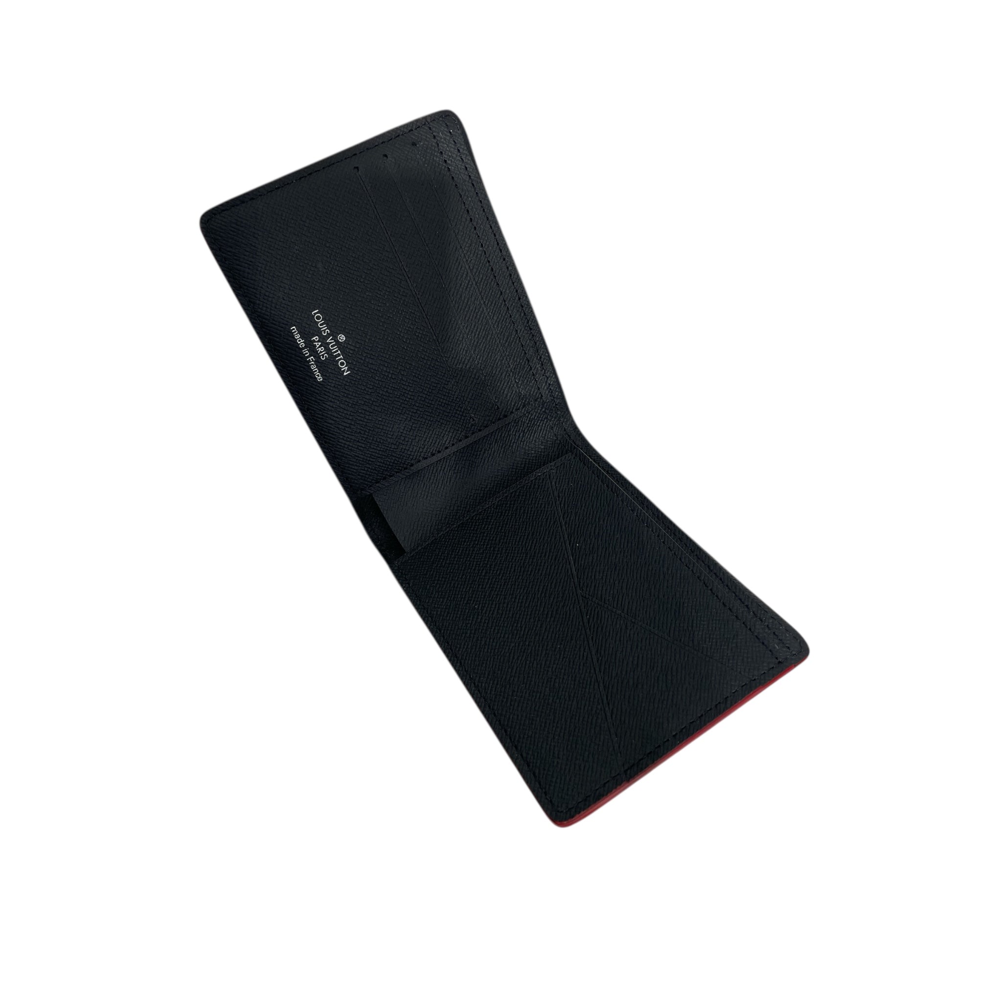 LOUIS VUITTON/Bifold Wallet/All Over Print/Leather/BLK/DAMIER GRAPHITE ALPS view 4