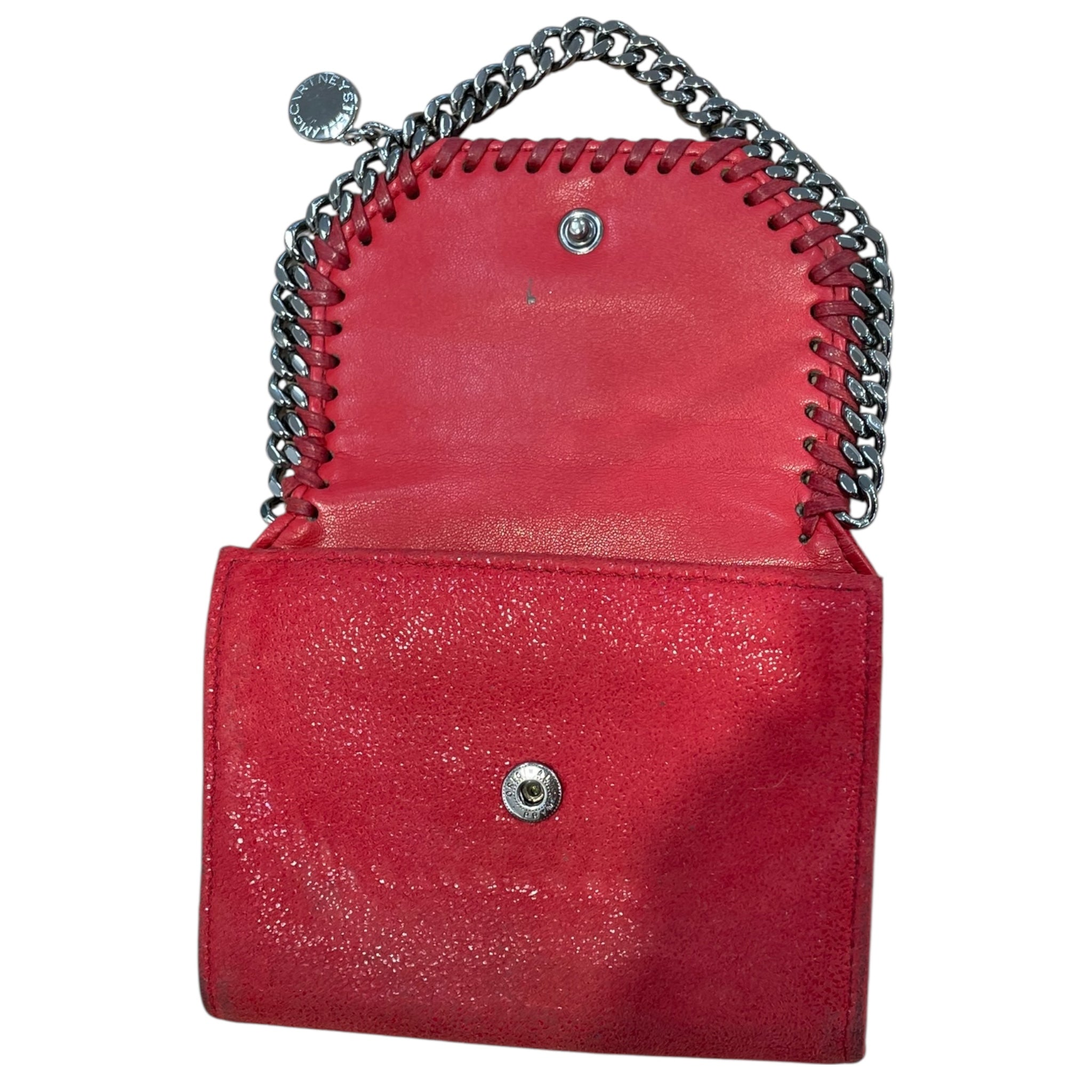 STELLAMcCARTNEY/Clutch Bag/OS/Leather/RED/chain leather view 5