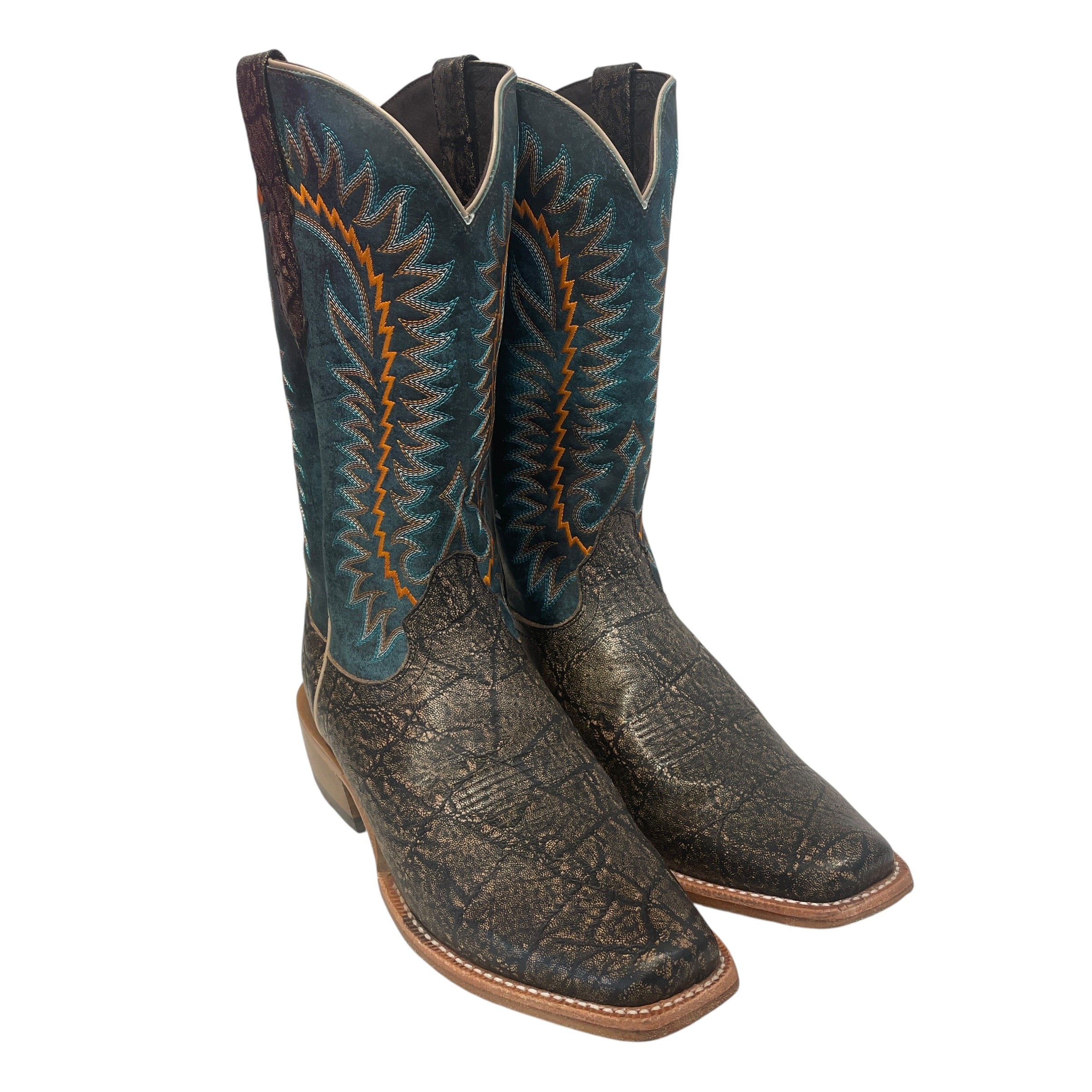 ARIAT/Cowboy Boots/US 11/All Over Print/Leather/BRW/ view 1