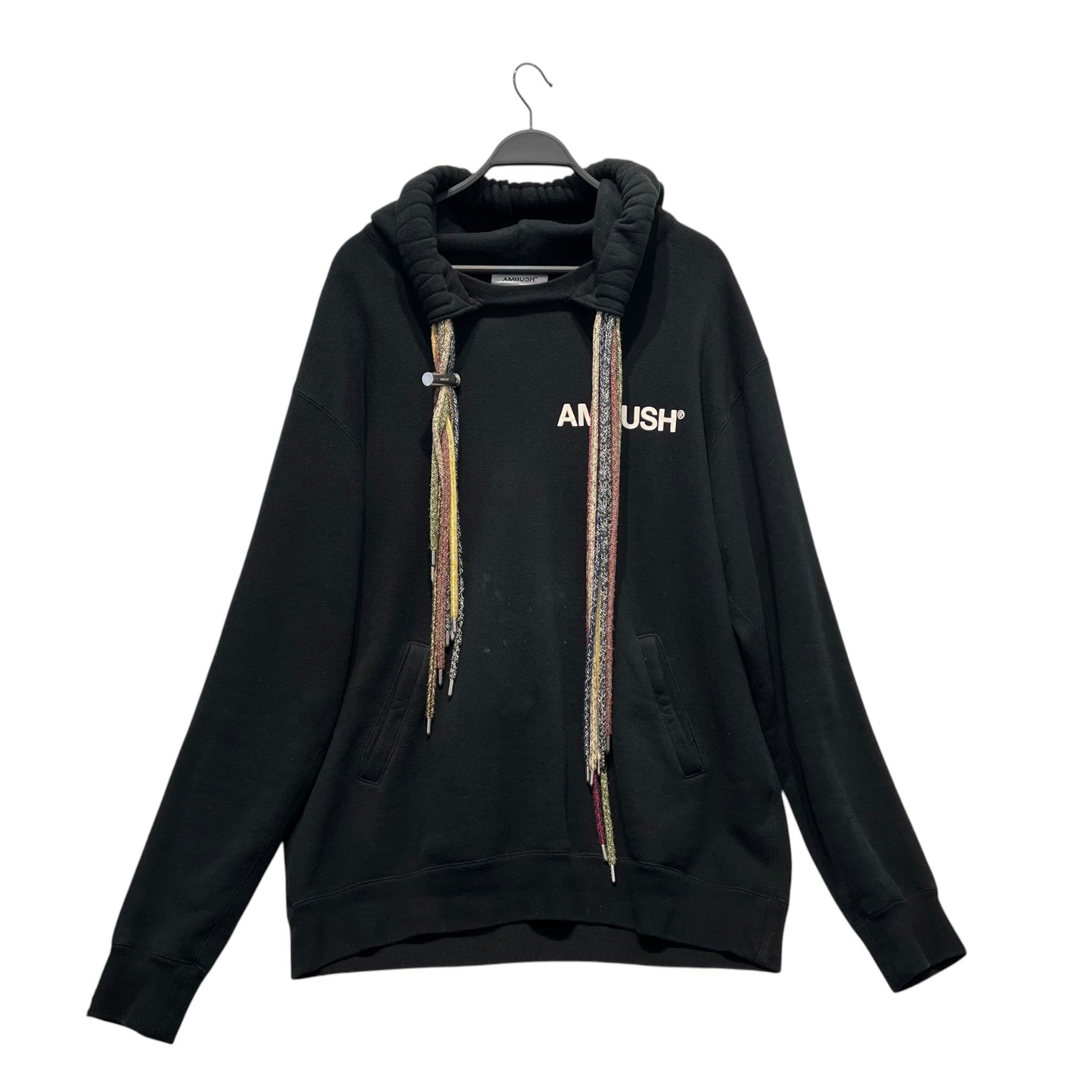 AMBUSH/Hoodie/3/Cotton/BLK/Pullover/MULTI-CORD STRING view 1