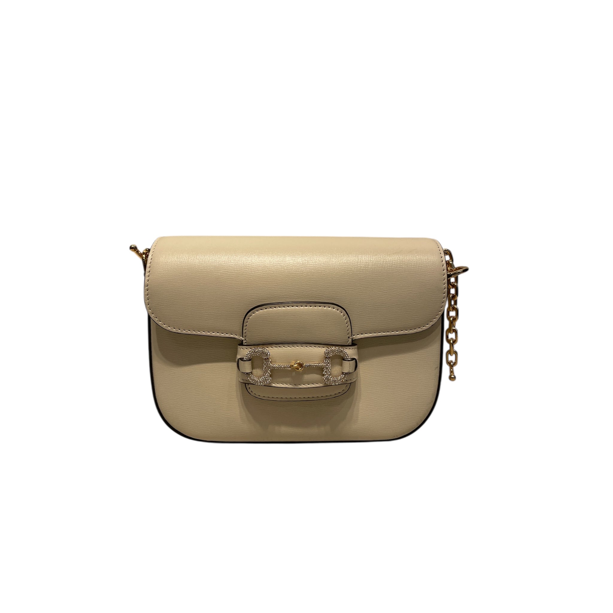 GUCCI/Cross Body Bag/Leather/WHT/HORSEBIT 1955 view 1