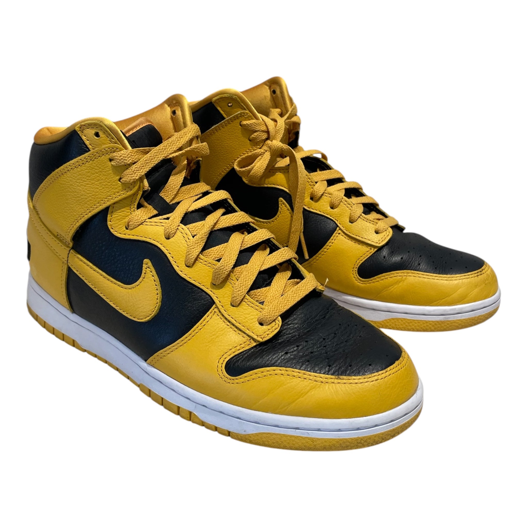 NIKE/Hi-Sneakers/US 10.5/Leather/YEL/DUNK HI WU TANG view 1