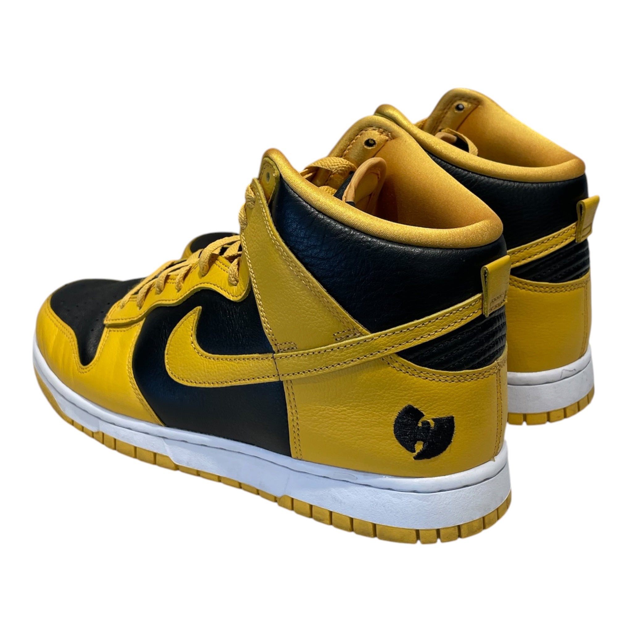 NIKE/Hi-Sneakers/US 10.5/Leather/YEL/DUNK HI WU TANG view 2