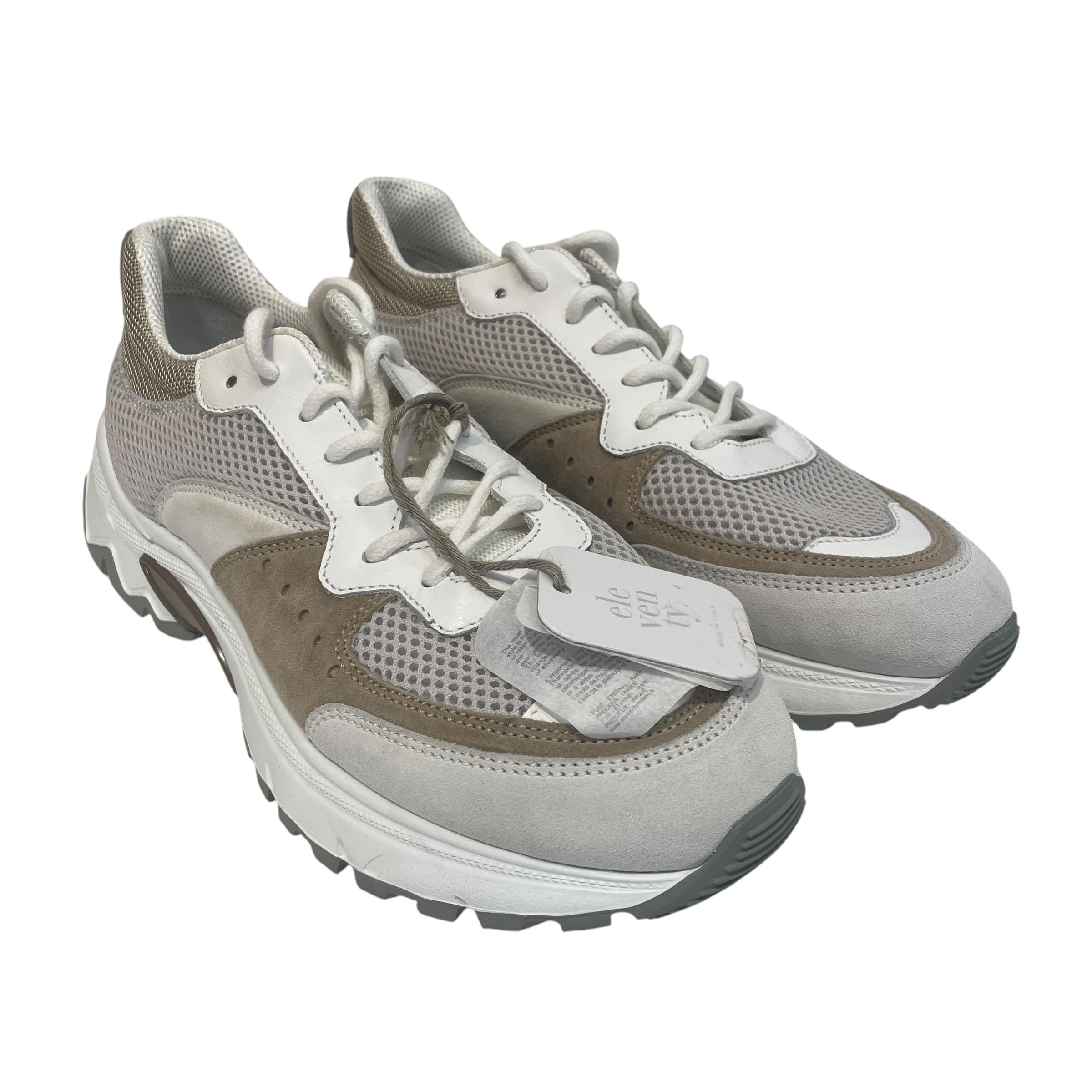 eleventy/Low-Sneakers/EU 42/CML/Panalled chunky sole/woven view 1
