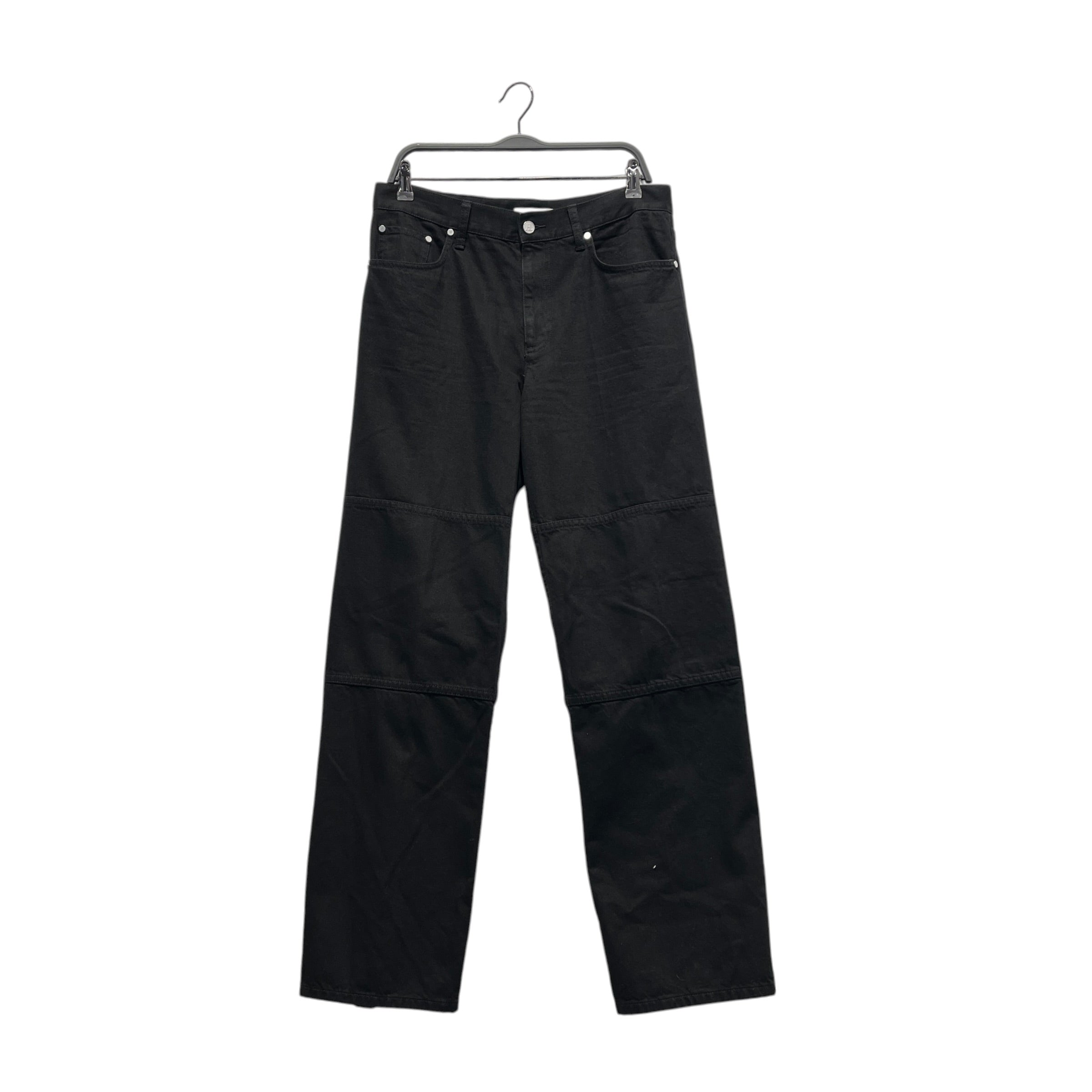 Helmut Lang/Carpenter Pants/33/Cotton/BLK/ZIPPER CARPENTER DOUBLE KNEE view 1