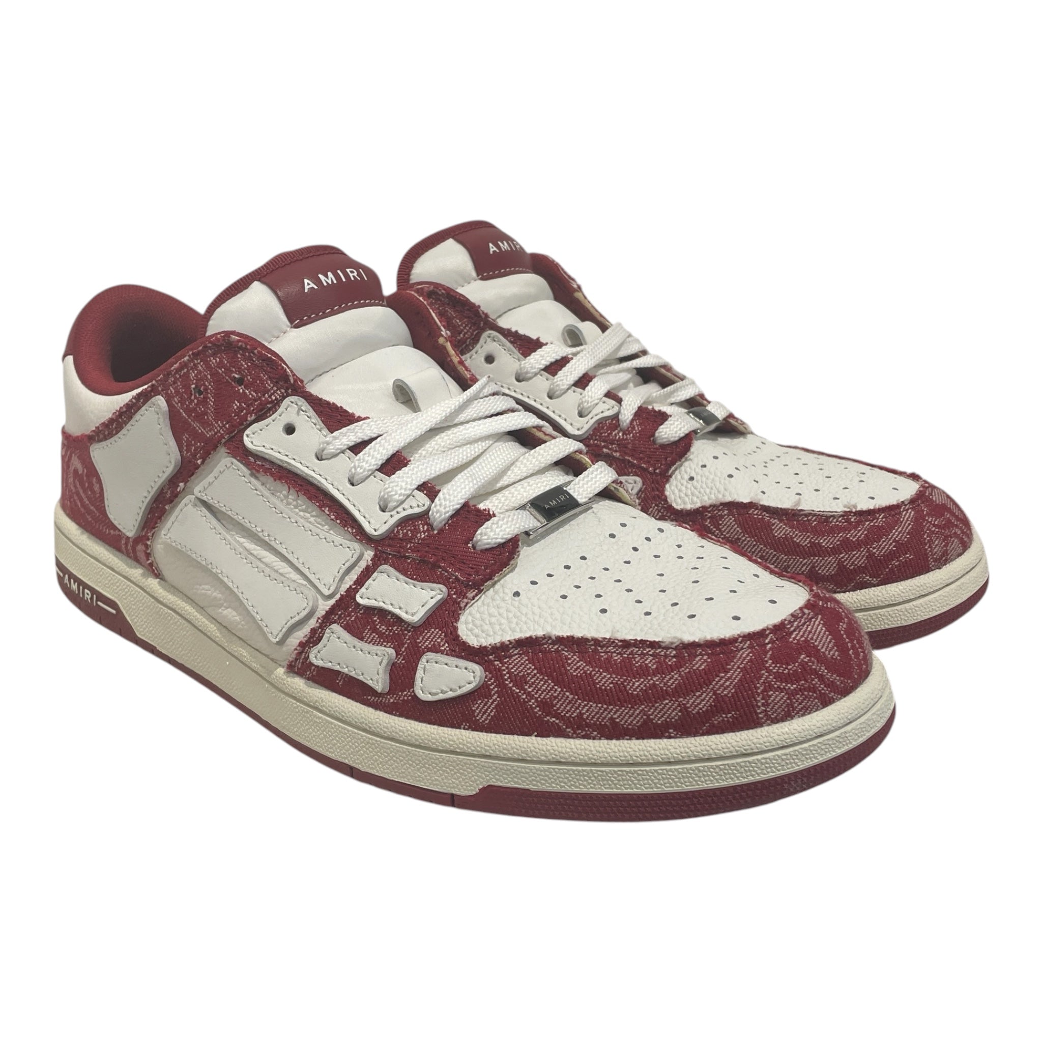 AMIRI/Low-Sneakers/US 12/Paisley/Leather/BRD/AMFOSR1058-652 view 1