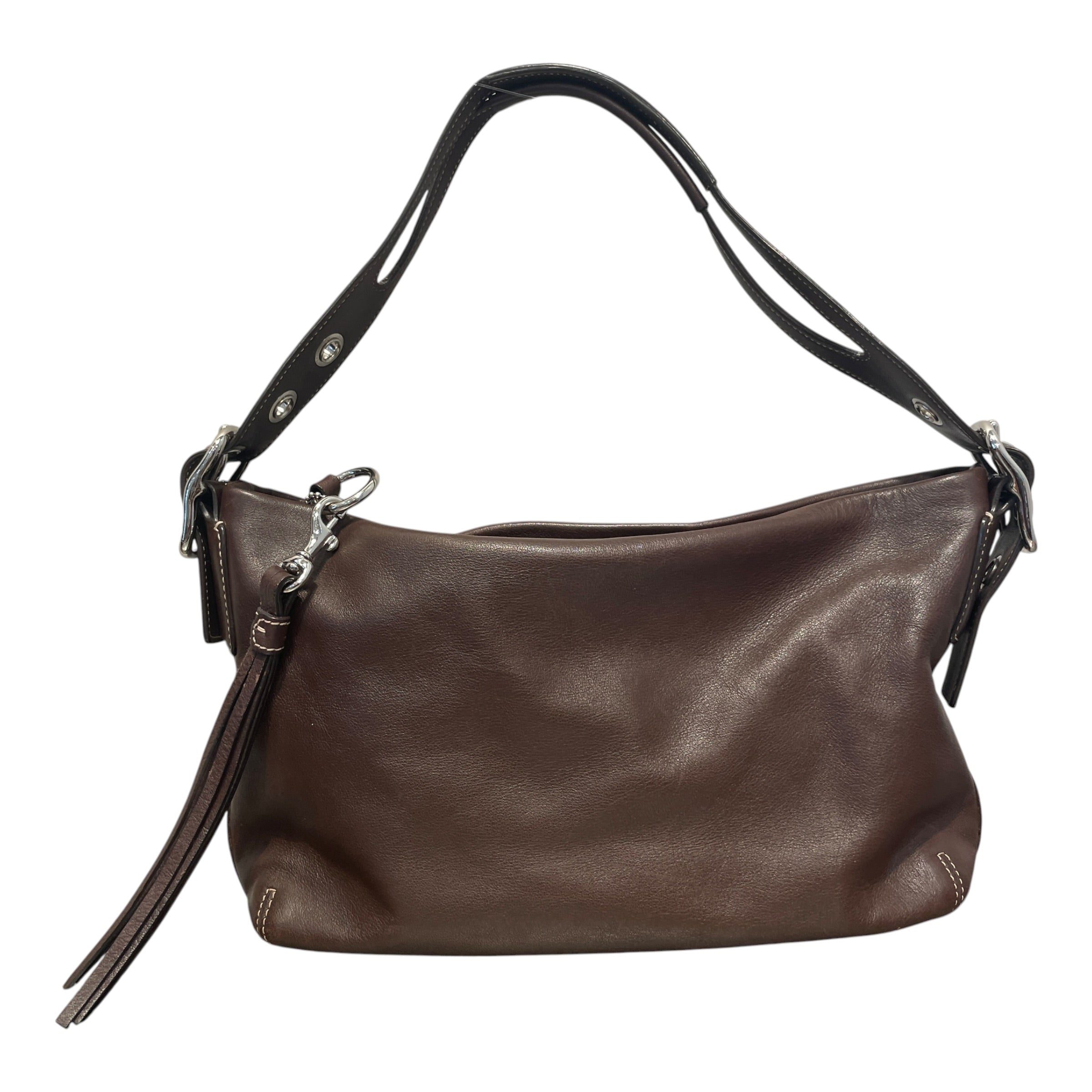 COACH/Hand Bag/Leather/BRW/East West Hobo view 1