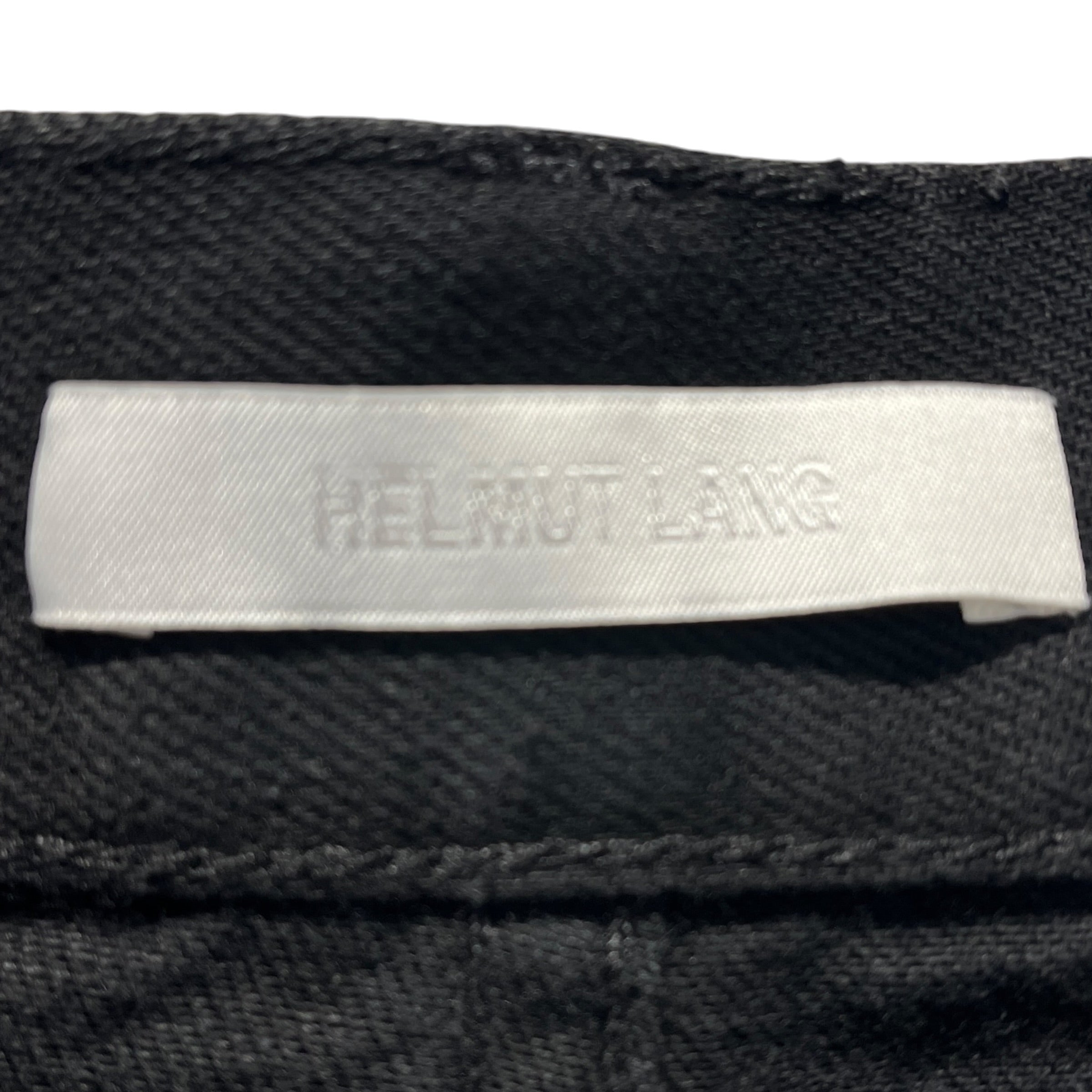 Helmut Lang/Carpenter Pants/33/Cotton/BLK/ZIPPER CARPENTER DOUBLE KNEE view 3