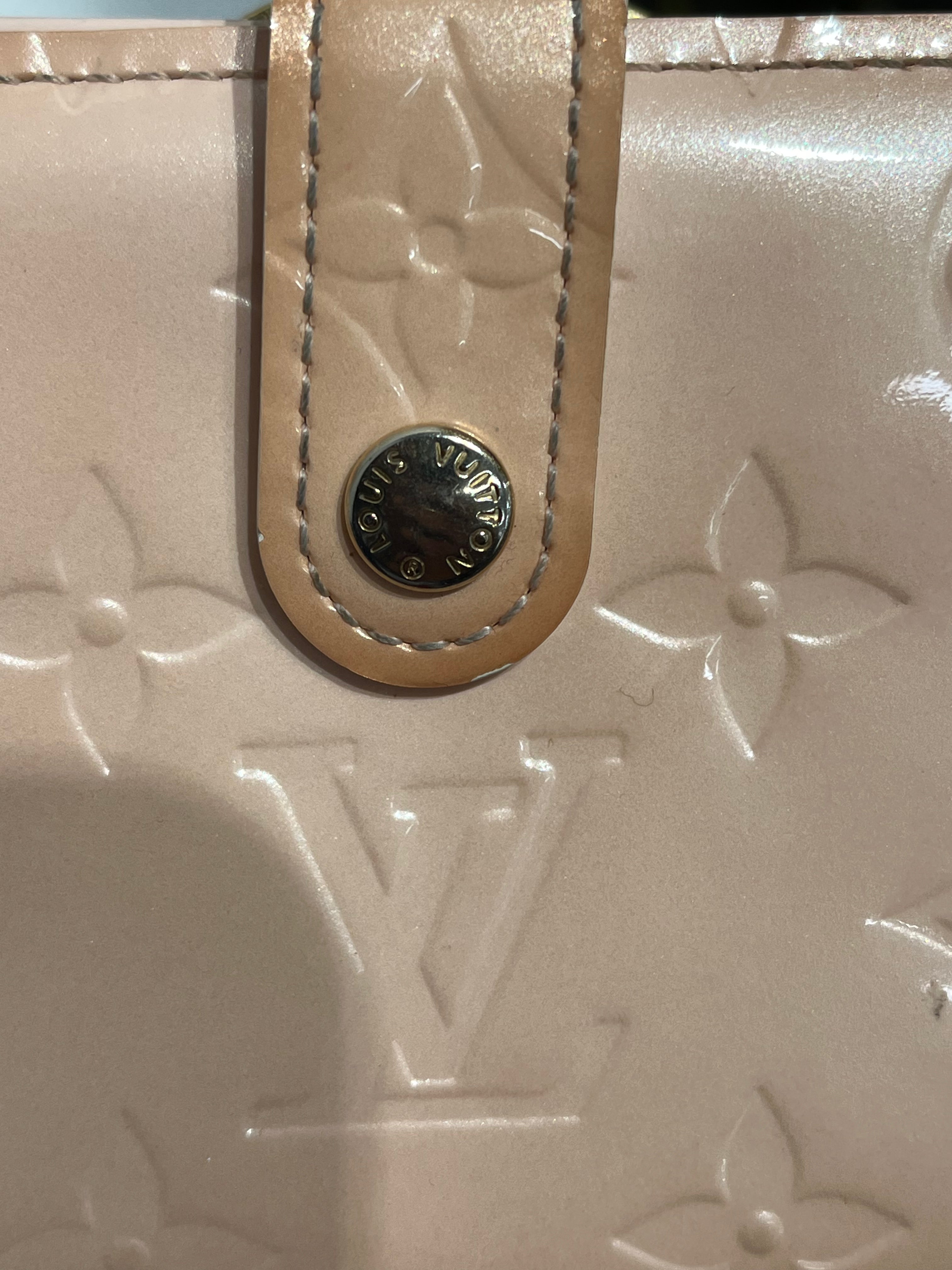 LOUIS VUITTON/Wallet/Leather/PNK/L's/Vernis Small French Purse view 5