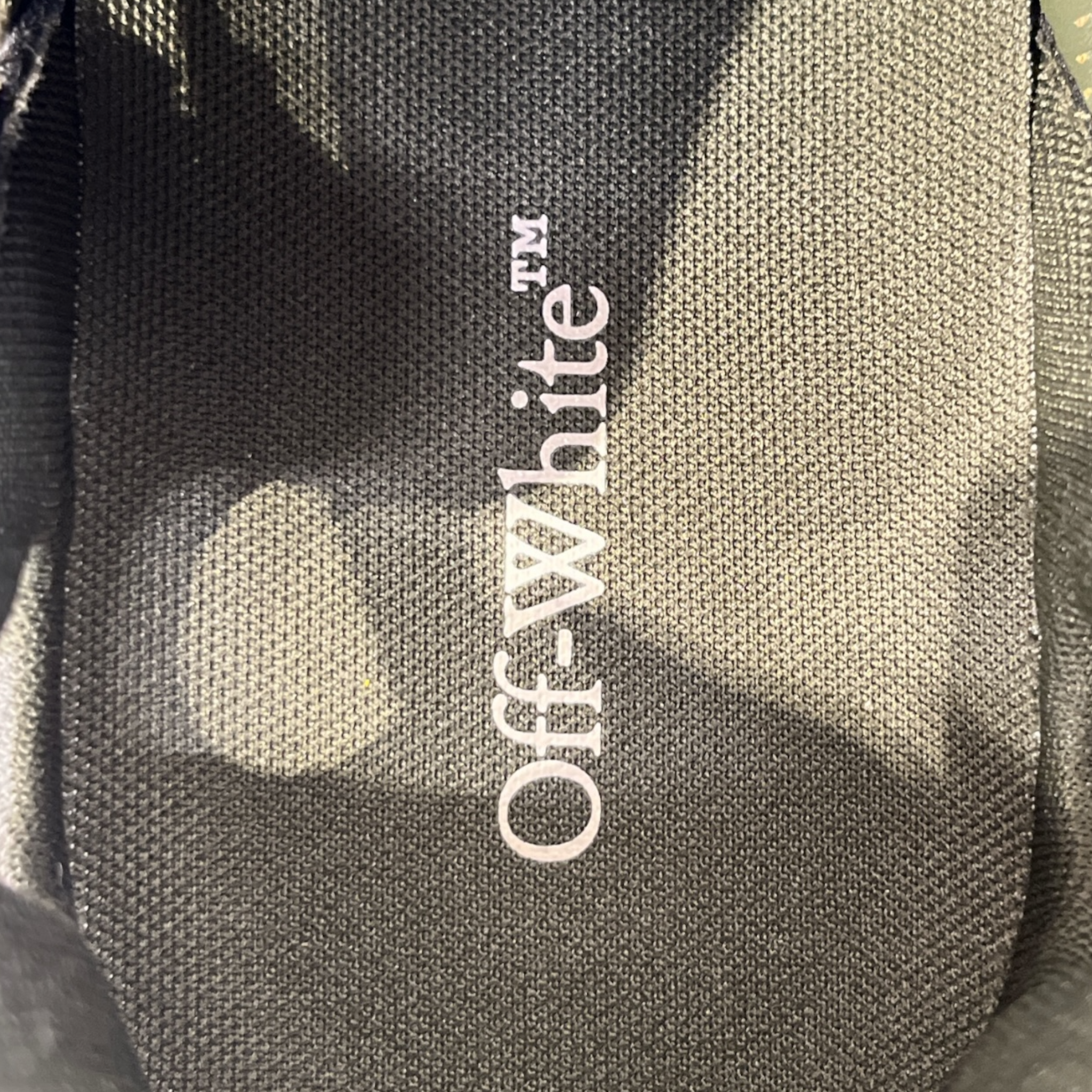 OFF-WHITE/Hi-Sneakers/EU 42/Leather/GRN/OUT OF OFFICE OLIVE GREEN view 3