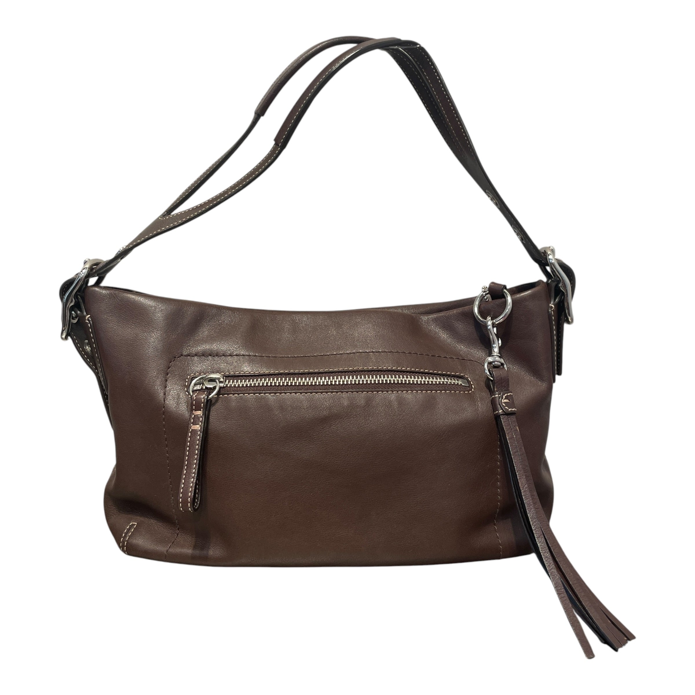 COACH/Hand Bag/Leather/BRW/East West Hobo view 3
