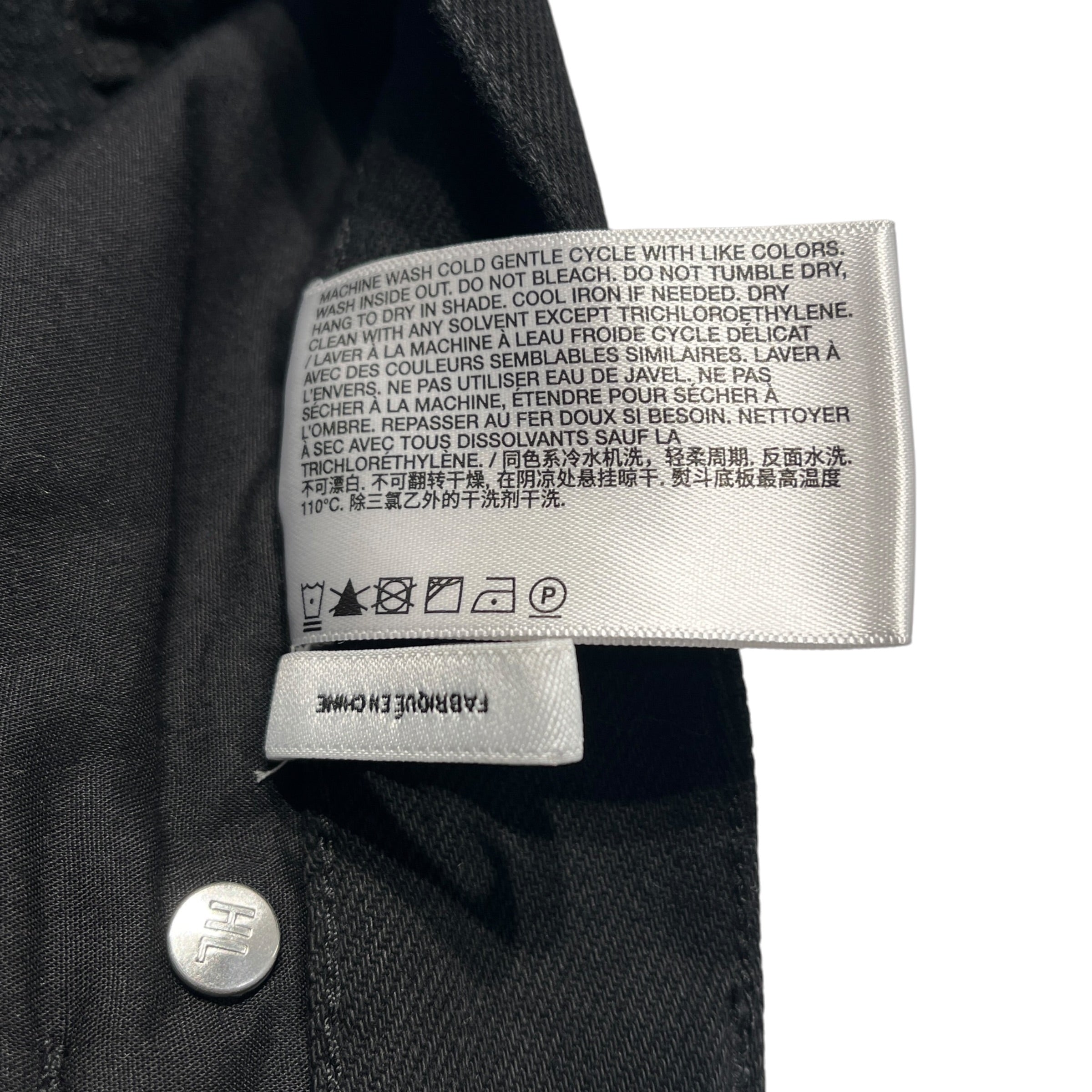 Helmut Lang/Carpenter Pants/33/Cotton/BLK/ZIPPER CARPENTER DOUBLE KNEE view 5