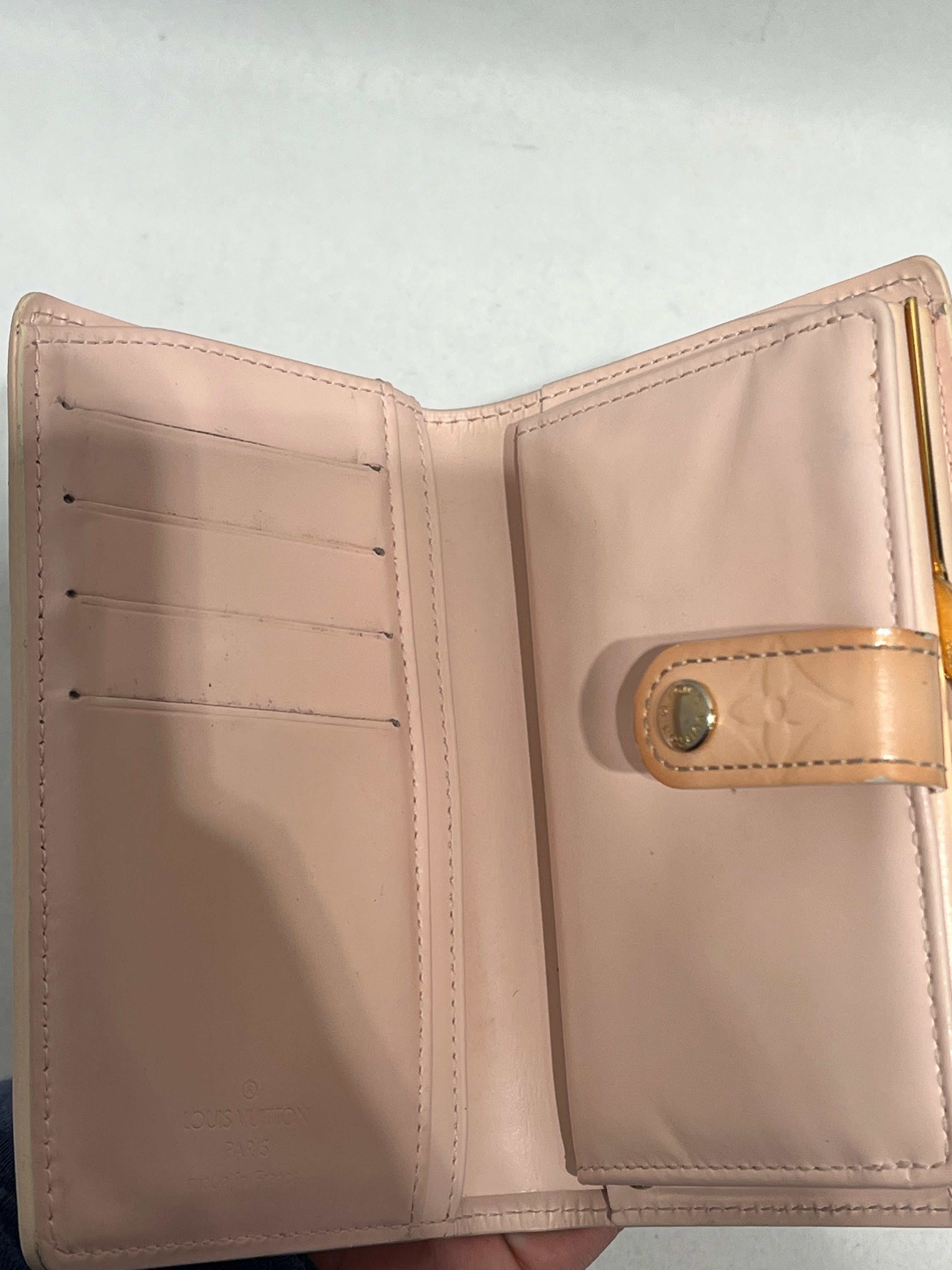 LOUIS VUITTON/Wallet/Leather/PNK/L's/Vernis Small French Purse view 6