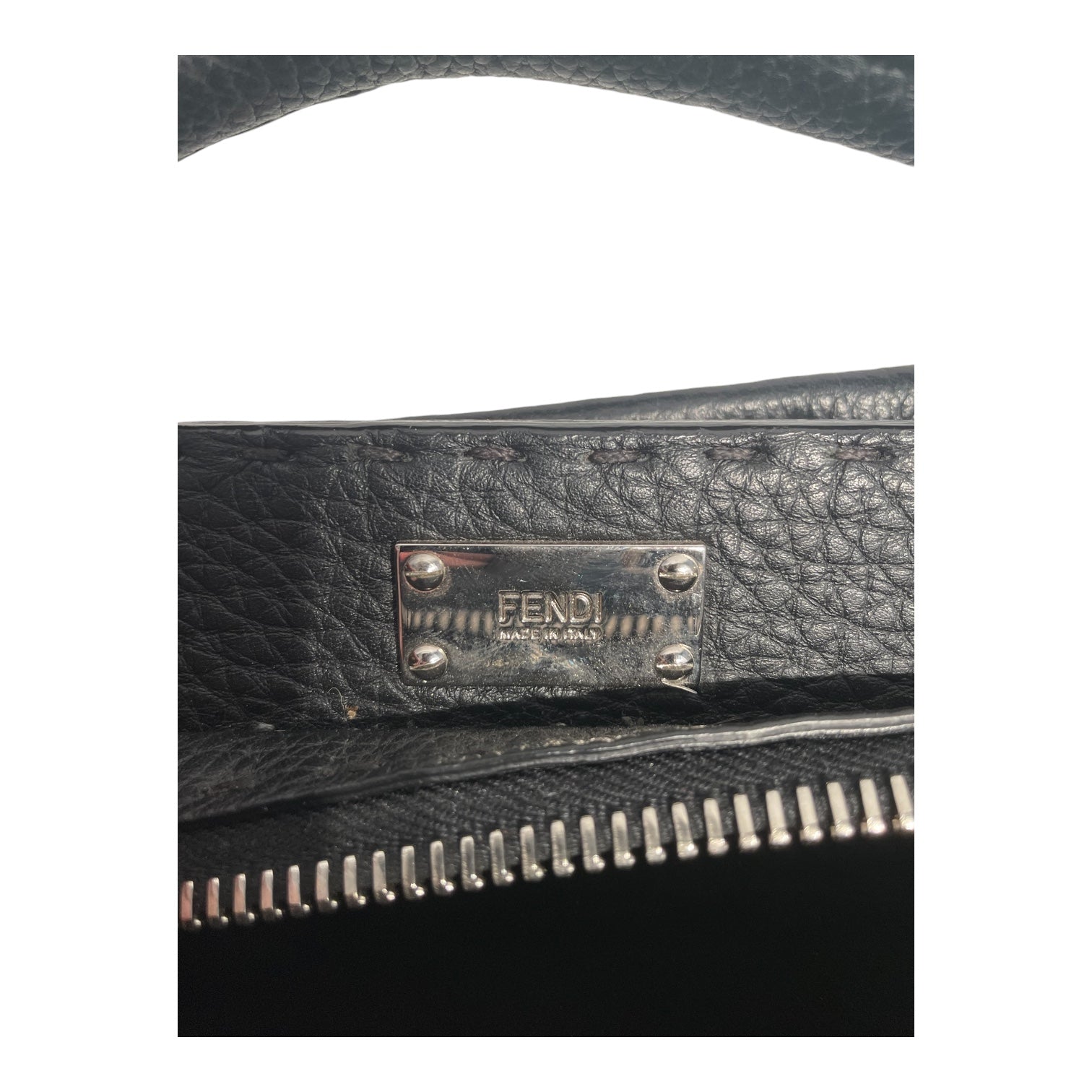 FENDI/Cross Body Bag/Leather/BLK/no. 49-48-11666 view 3
