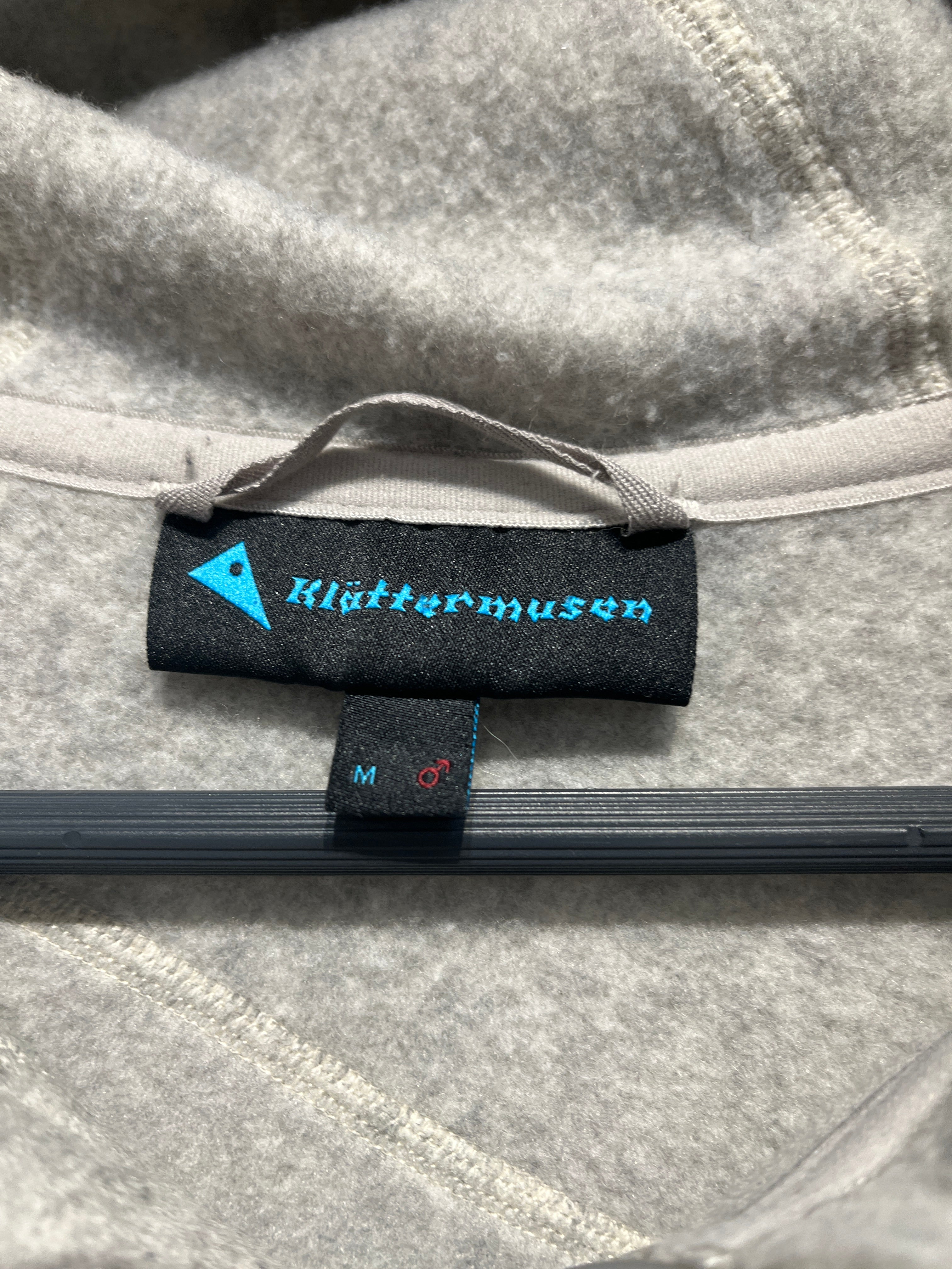 KLATTERMUSEN/Fleece Jkt/M/GRY/GREY FLEECE HALF WOOL view 3