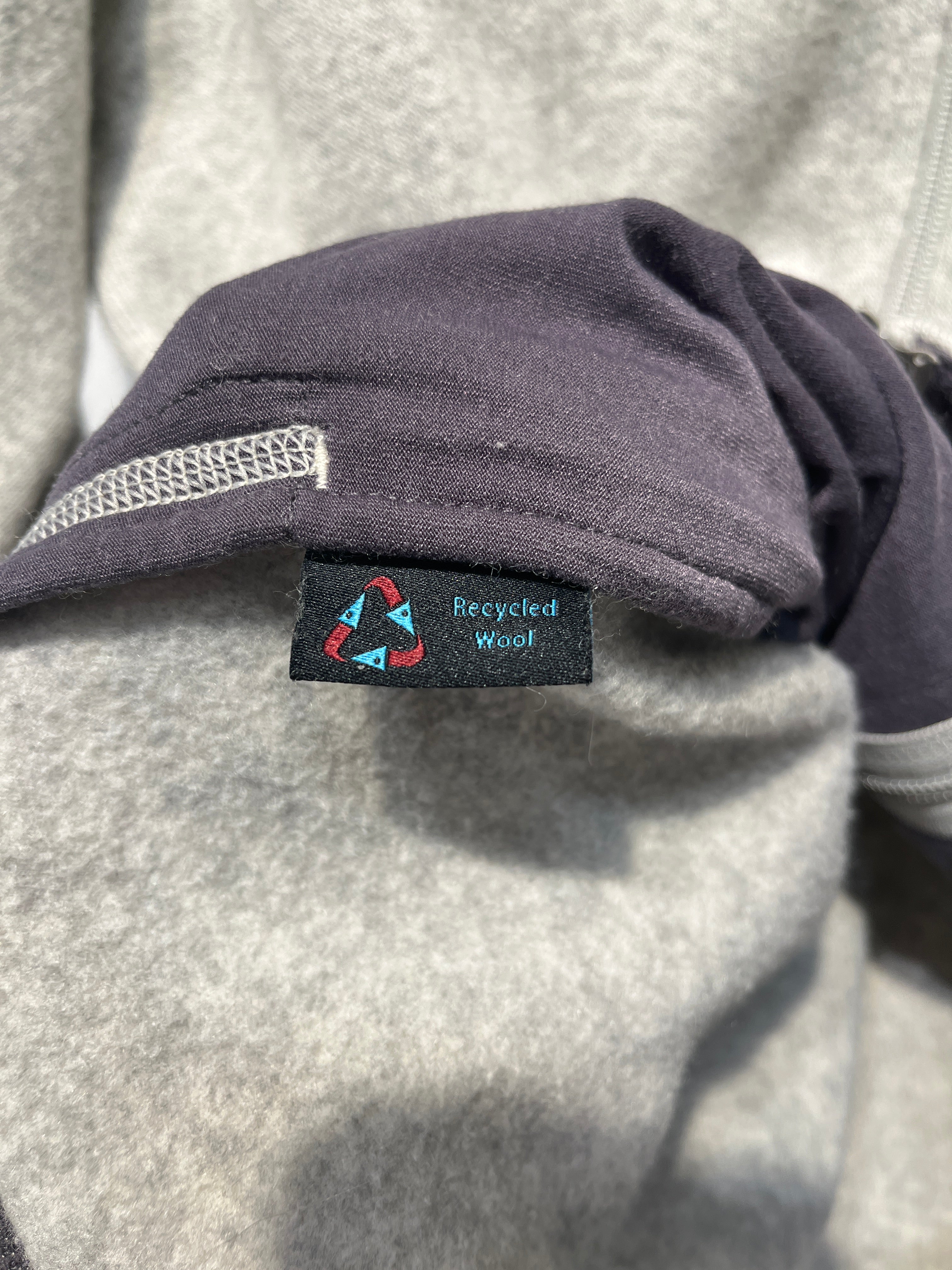 KLATTERMUSEN/Fleece Jkt/M/GRY/GREY FLEECE HALF WOOL view 4