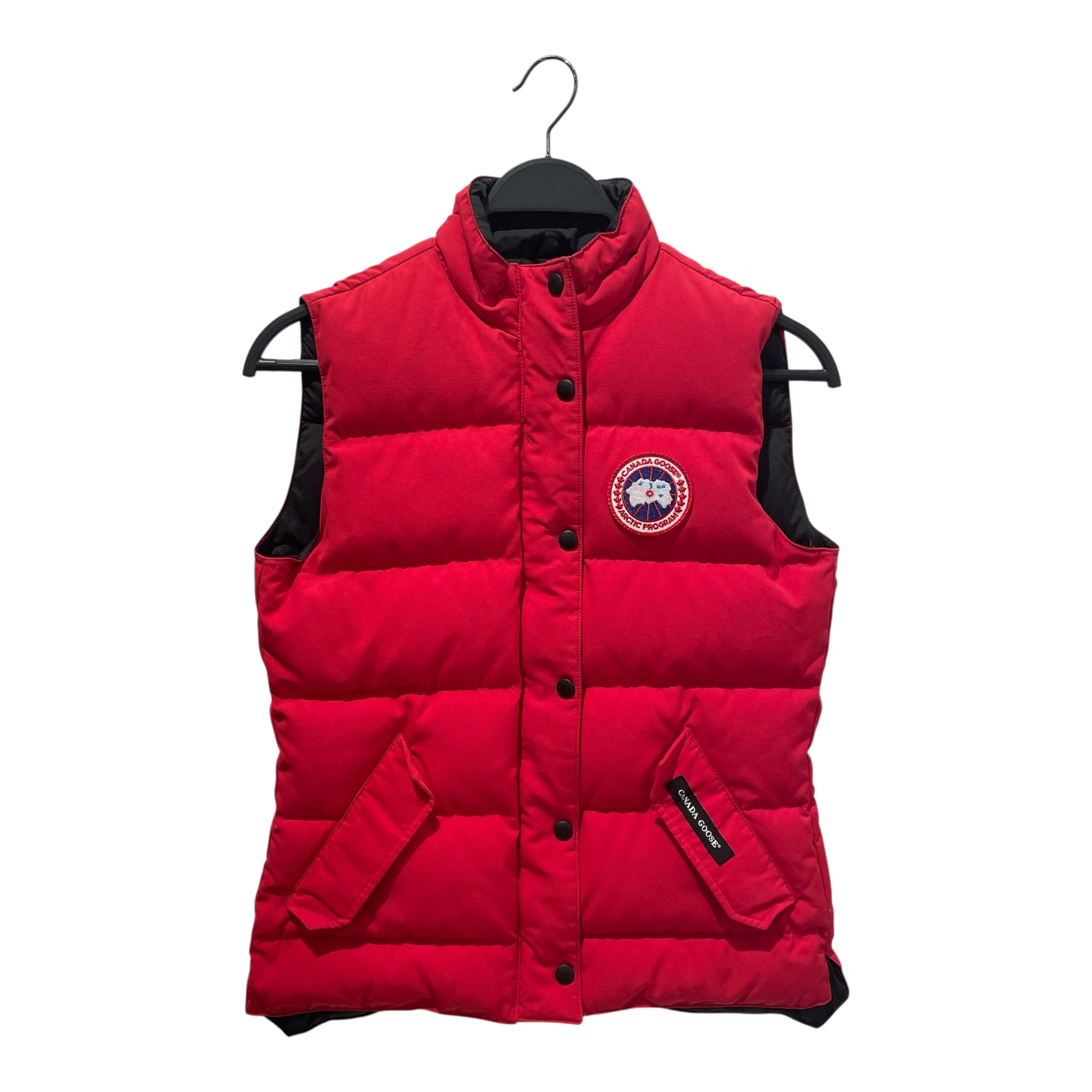 CANADA GOOSE/Puffer Vest/S/Nylon/RED/puffer vest view 1