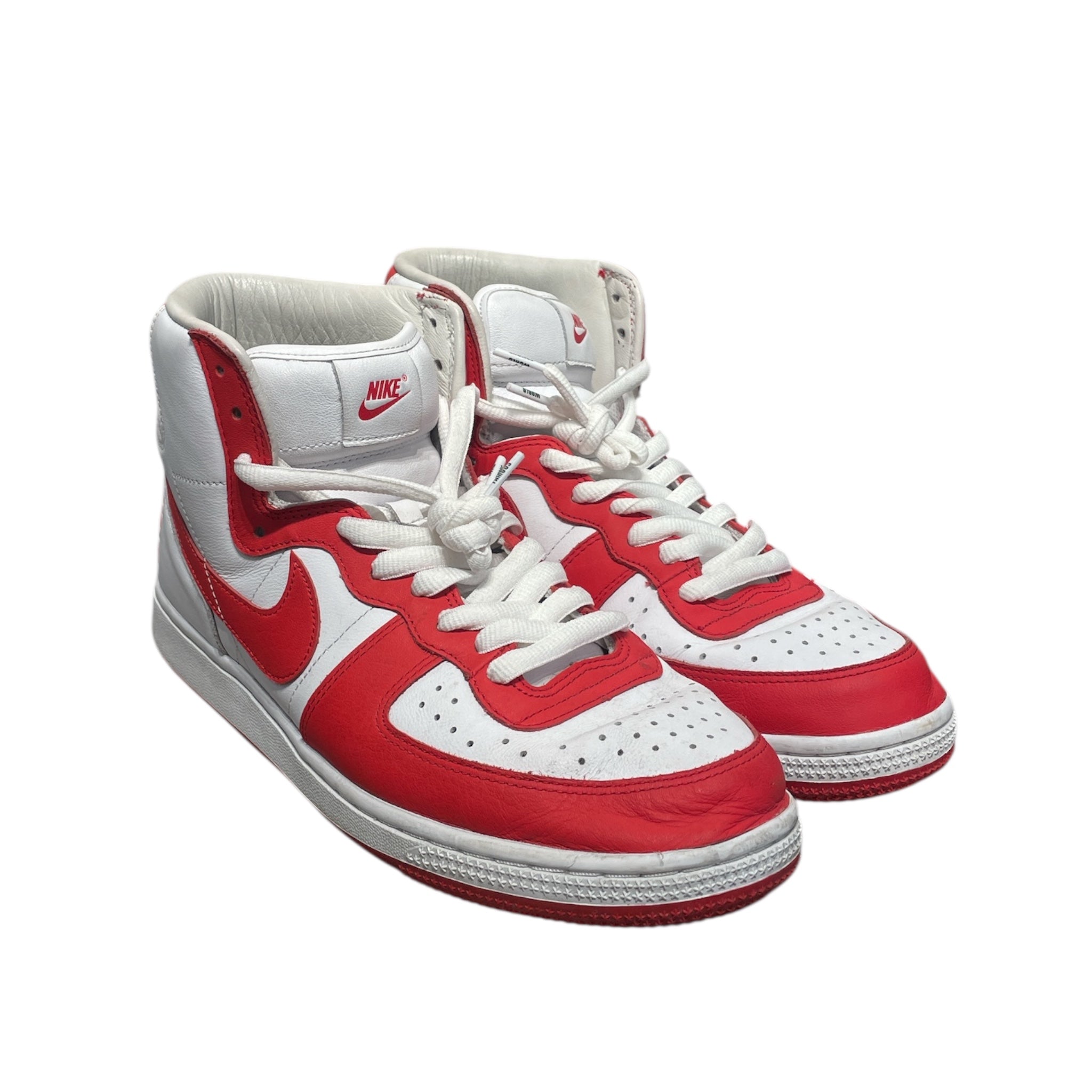NIKE/COMME des GARCONS HOMME PLUS/Hi-Sneakers/US 10.5/Leather/RED/Terminatior view 1