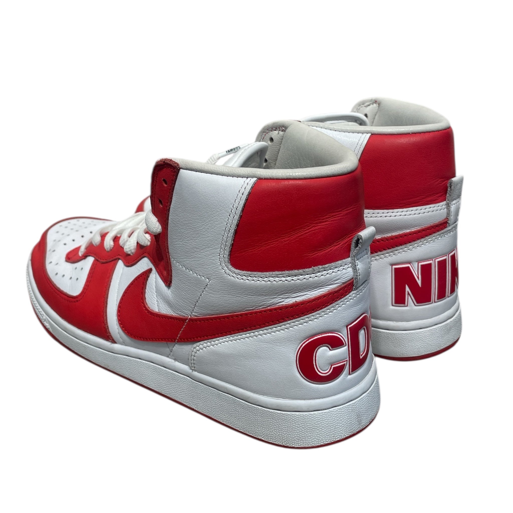 NIKE/COMME des GARCONS HOMME PLUS/Hi-Sneakers/US 10.5/Leather/RED/Terminatior view 2