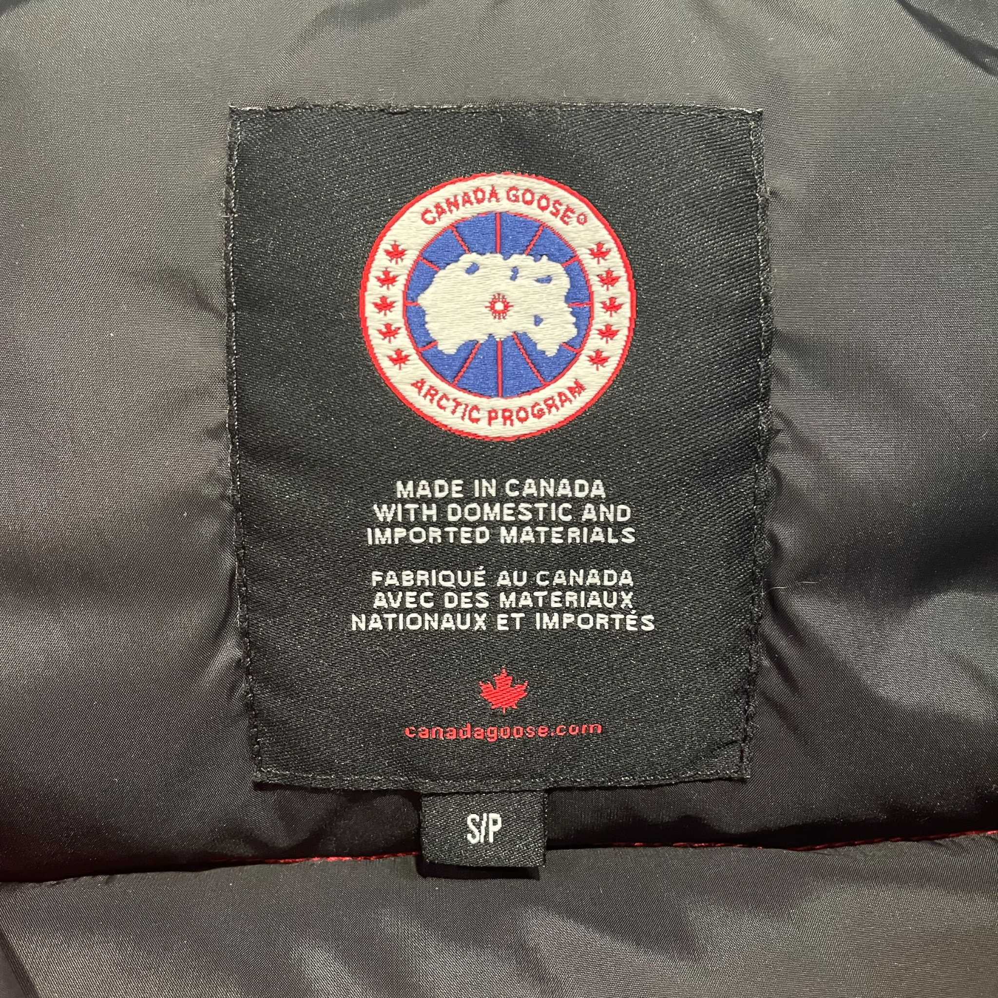 CANADA GOOSE/Puffer Vest/S/Nylon/RED/puffer vest view 3