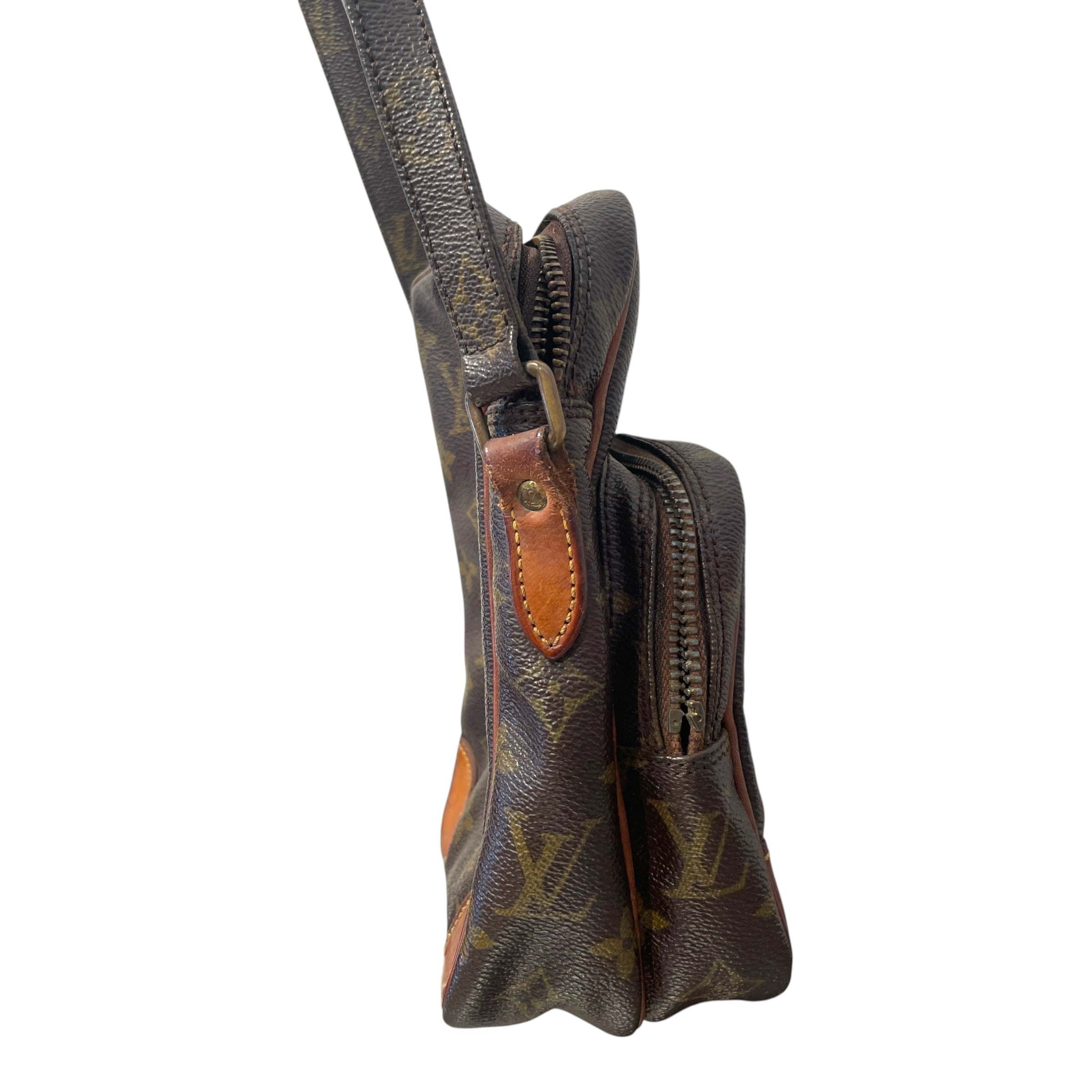 LOUIS VUITTON/Cross Body Bag/Monogram/Leather/BRW/Amazone Crossbody Bag view 3