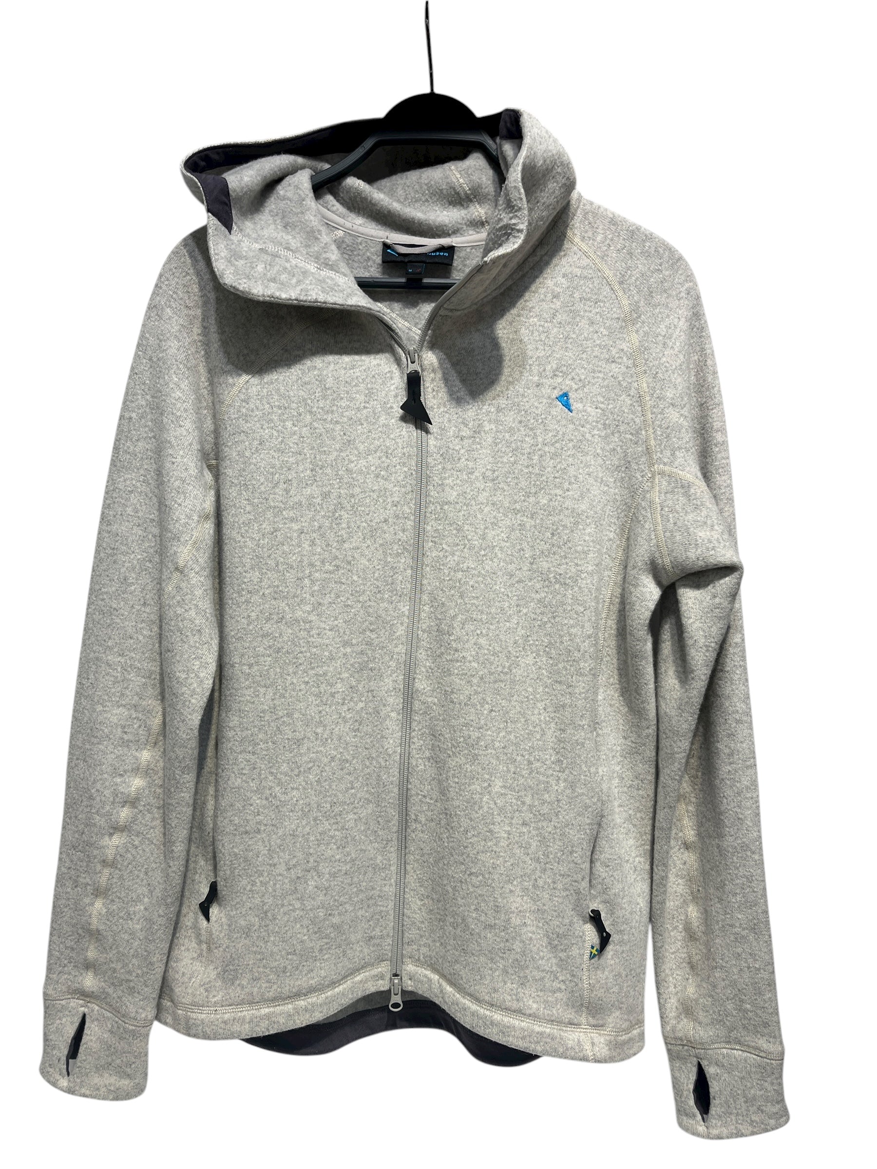 KLATTERMUSEN/Fleece Jkt/M/GRY/GREY FLEECE HALF WOOL view 1