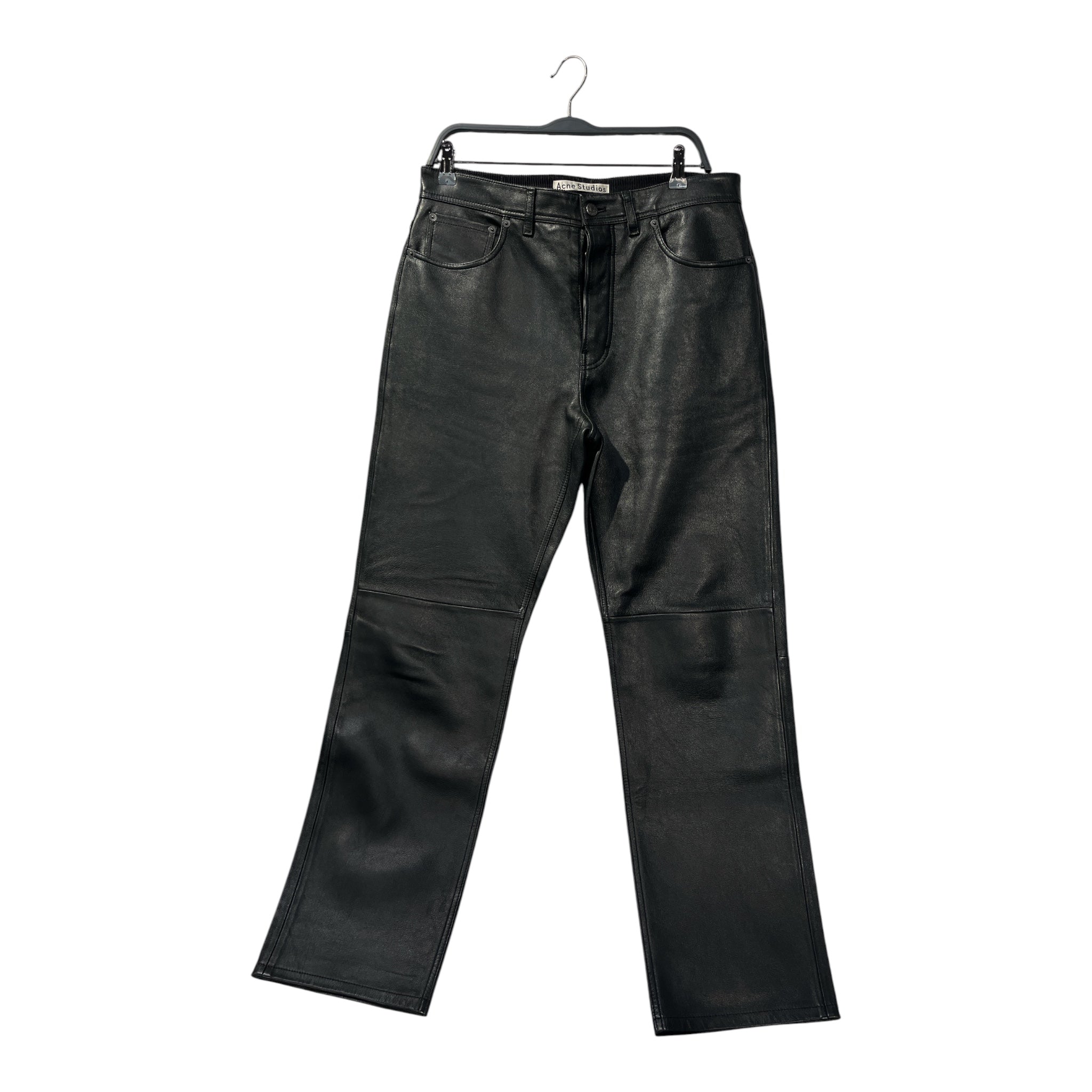 Acne Studios/Pants/48/BLK/LAMB LEATHER JEANS view 1