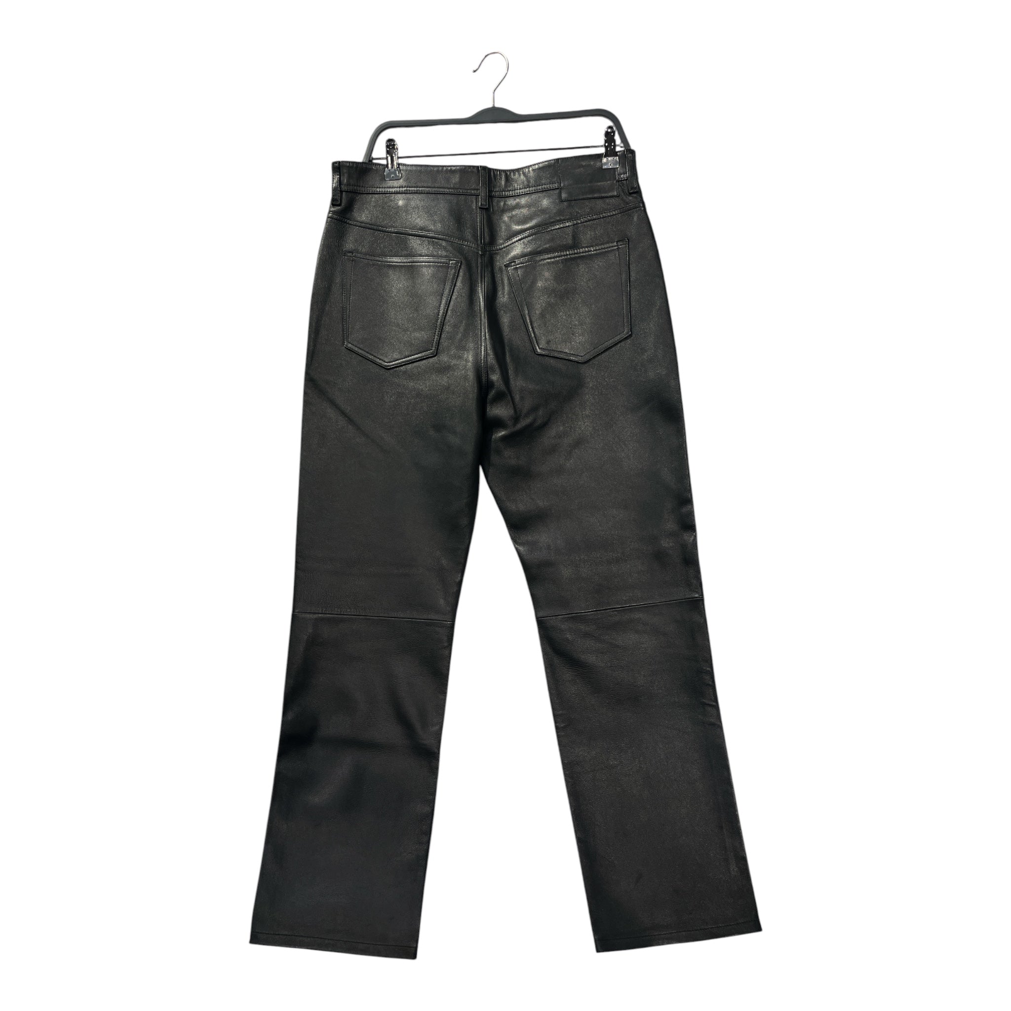Acne Studios/Pants/48/BLK/LAMB LEATHER JEANS view 2