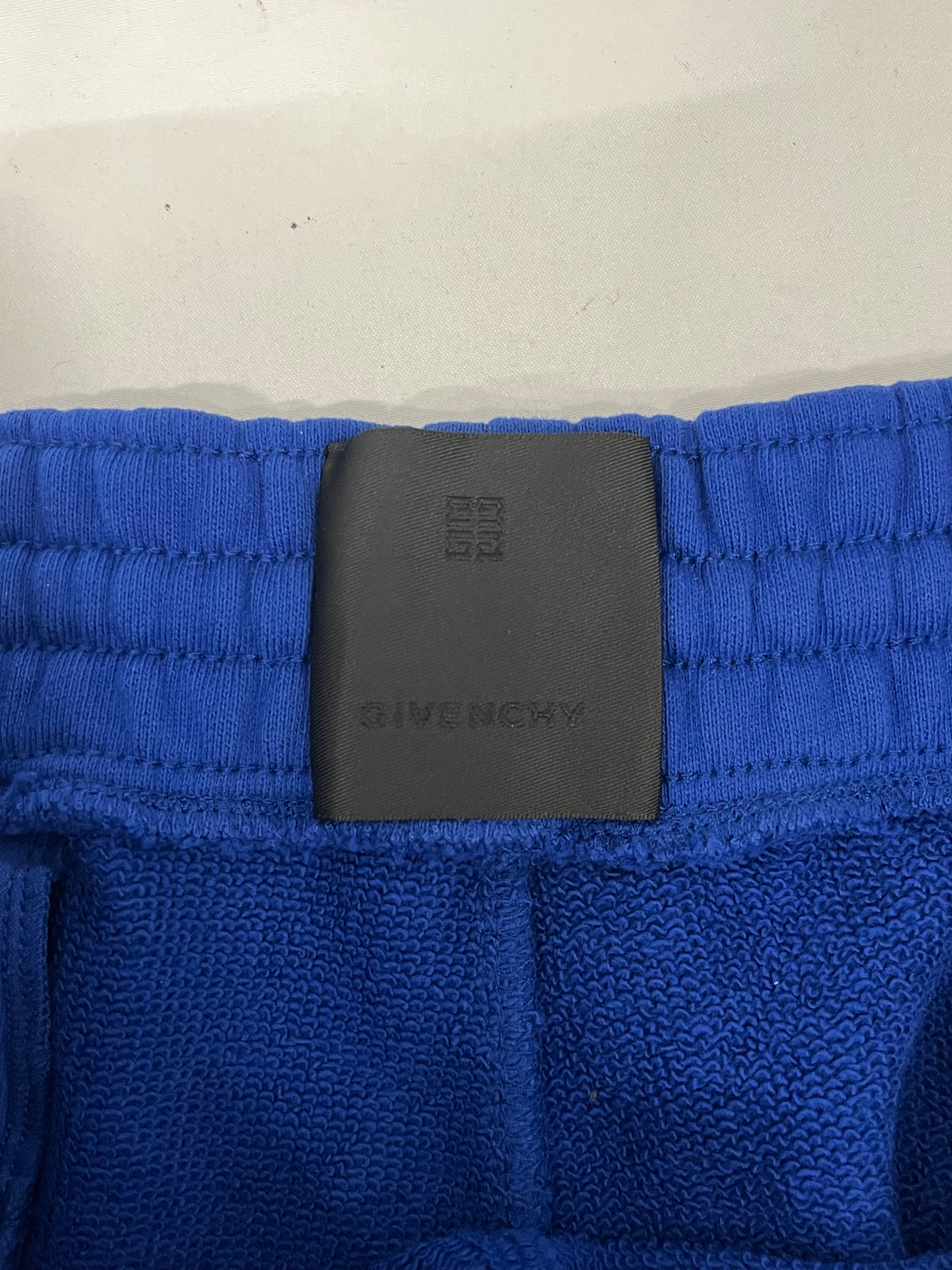 GIVENCHY/Shorts/L/Cotton/BLU/LEFT LEG LOGO view 3
