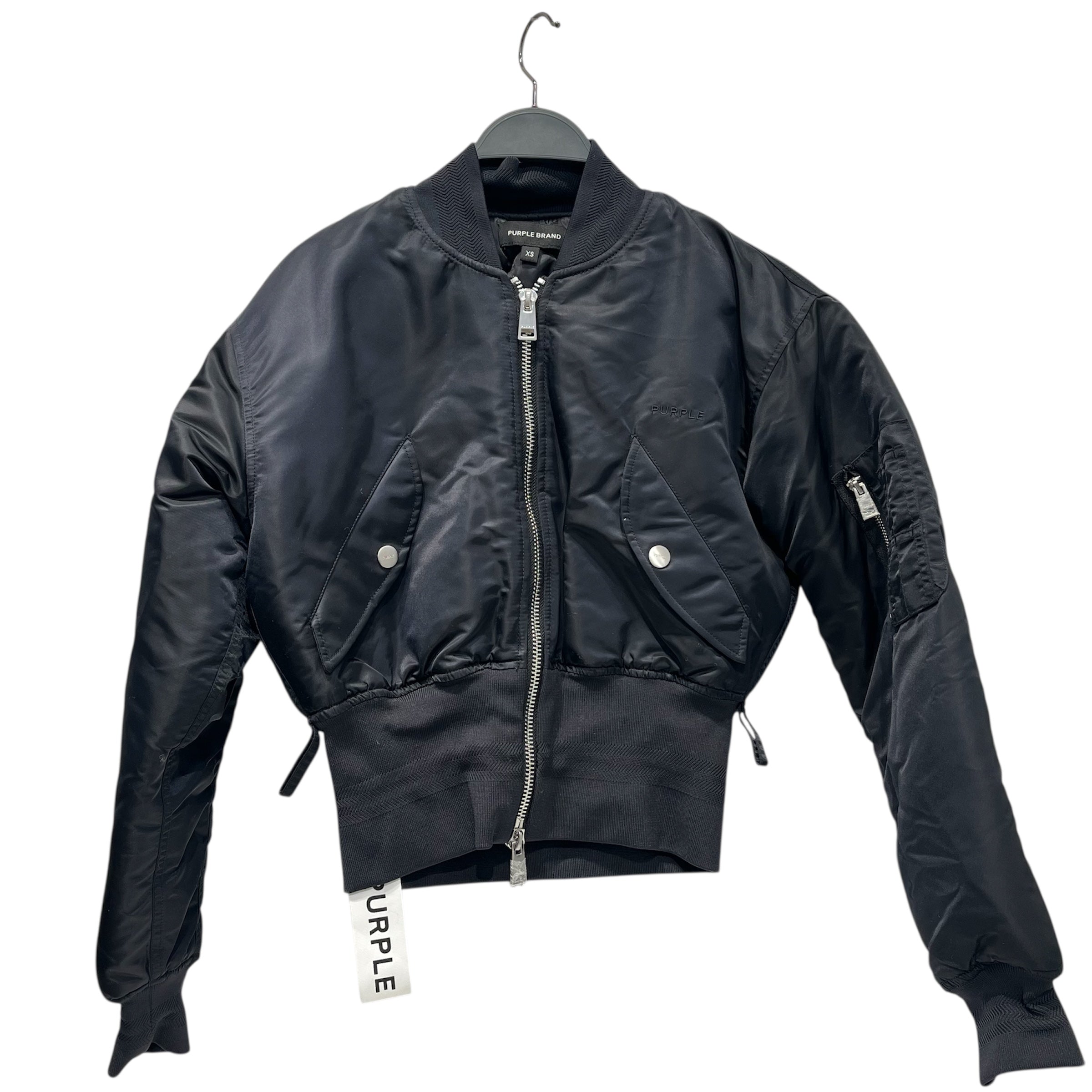 PURPLE BRAND/Jacket/S/Nylon/BLK/ view 1