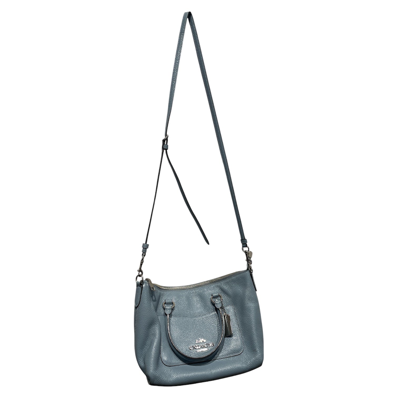 COACH/Cross Body Bag/Leather/BLU/MINI EMMA view 1