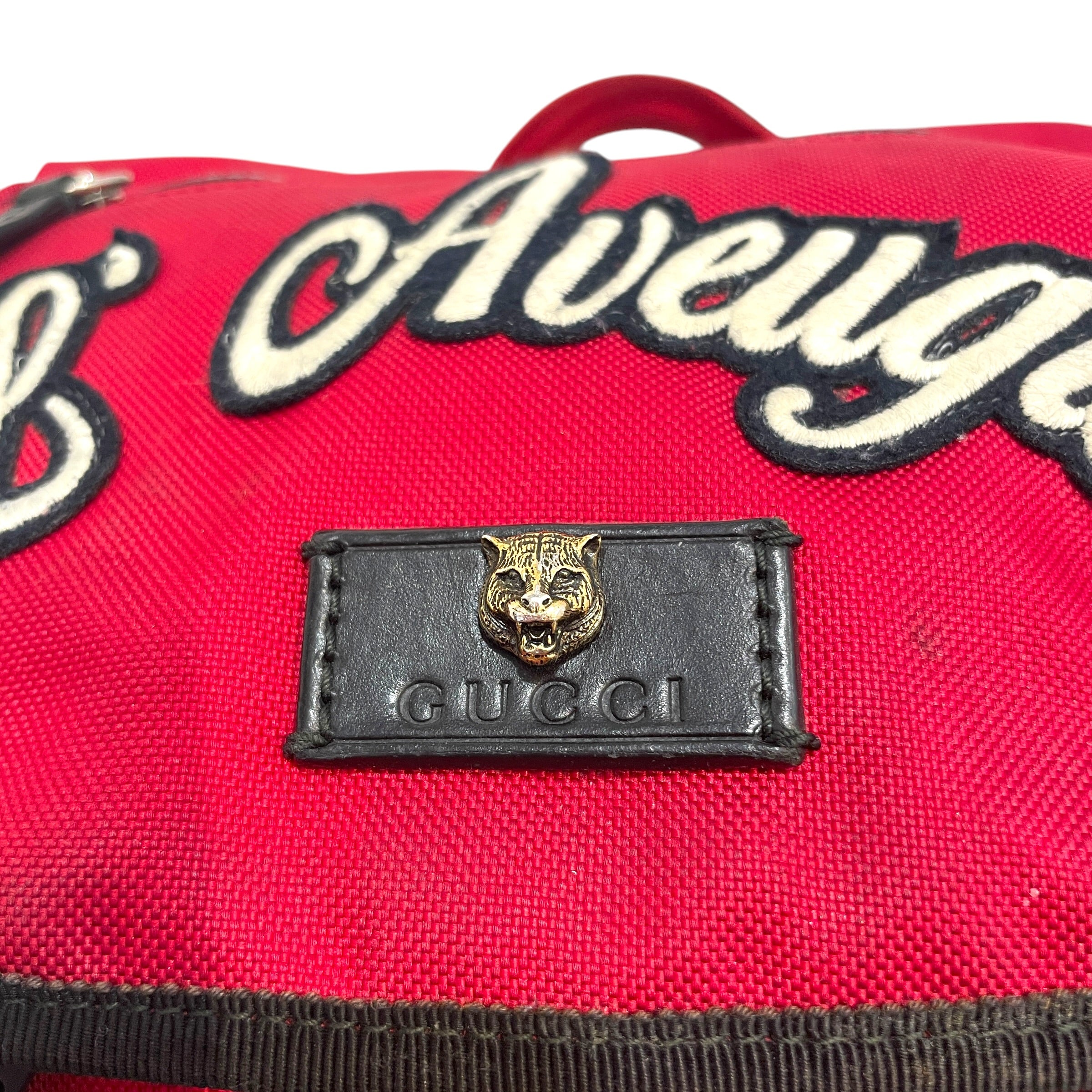 GUCCI/Backpack/All Over Print/Nylon/RED/Techno L'Aveugle Par Amour view 5