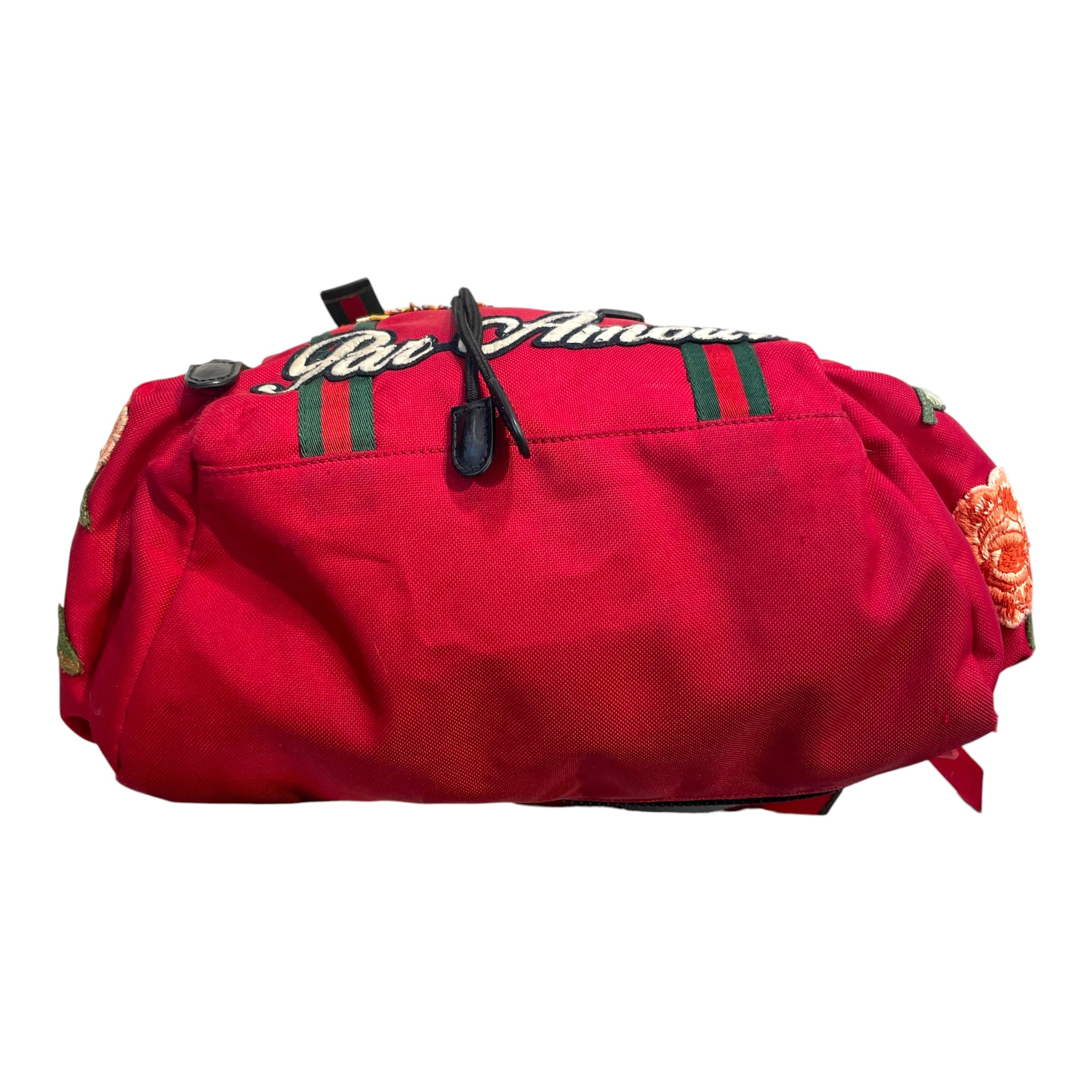 GUCCI/Backpack/All Over Print/Nylon/RED/Techno L'Aveugle Par Amour view 6