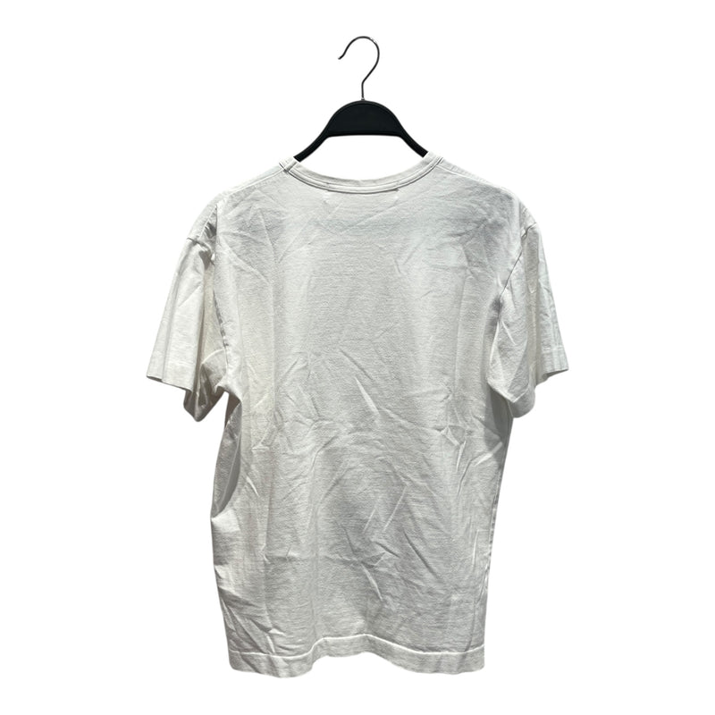 PLAY COMME des GARCONS/T-Shirt/M/Cotton/WHT/Polka Dot/custom/ blue I heart women