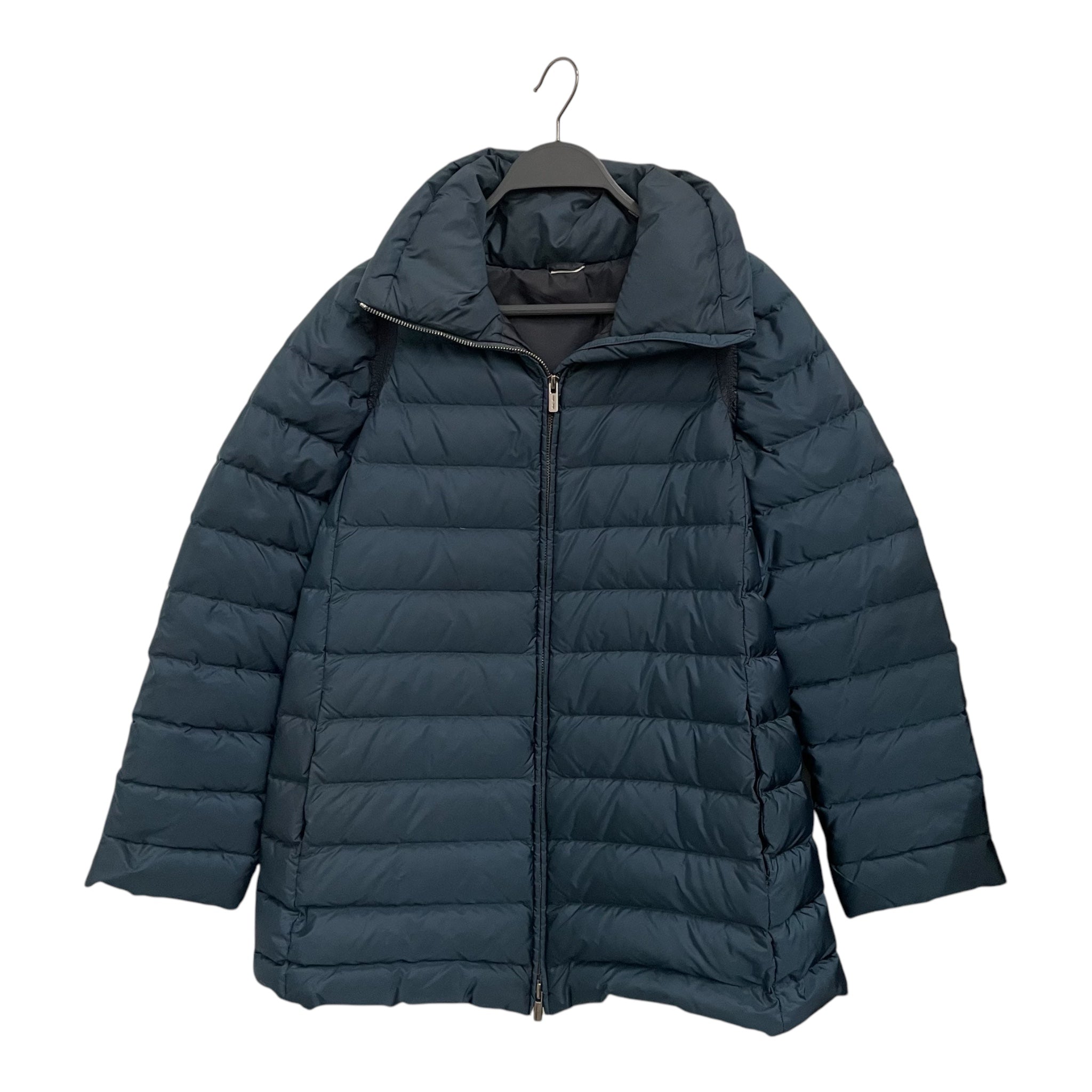 MIU MIU/Puffer Jkt/38/Polyester/NVY/ROUCHED SHOULDER ELASTIC INSID view 1