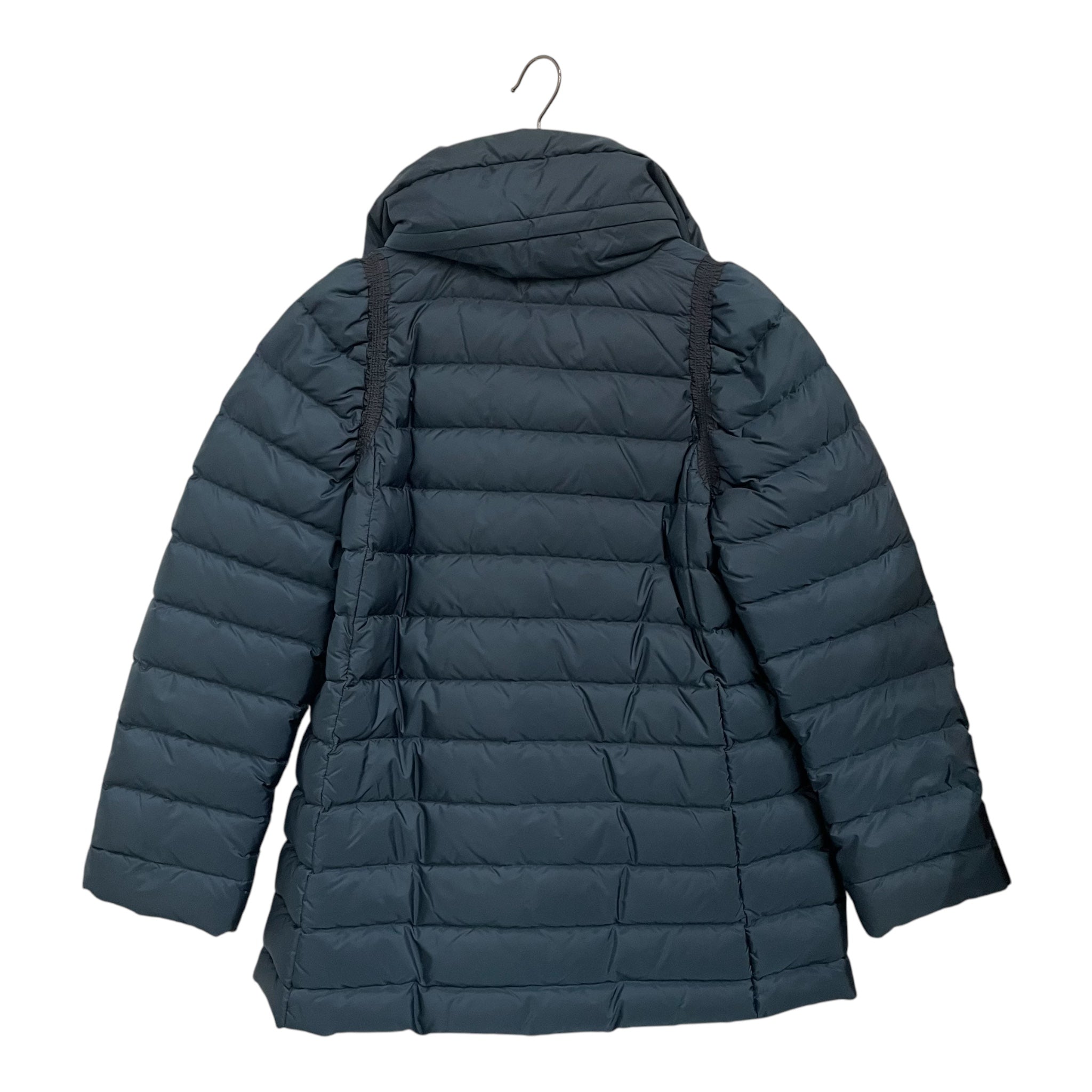 MIU MIU/Puffer Jkt/38/Polyester/NVY/ROUCHED SHOULDER ELASTIC INSID view 2