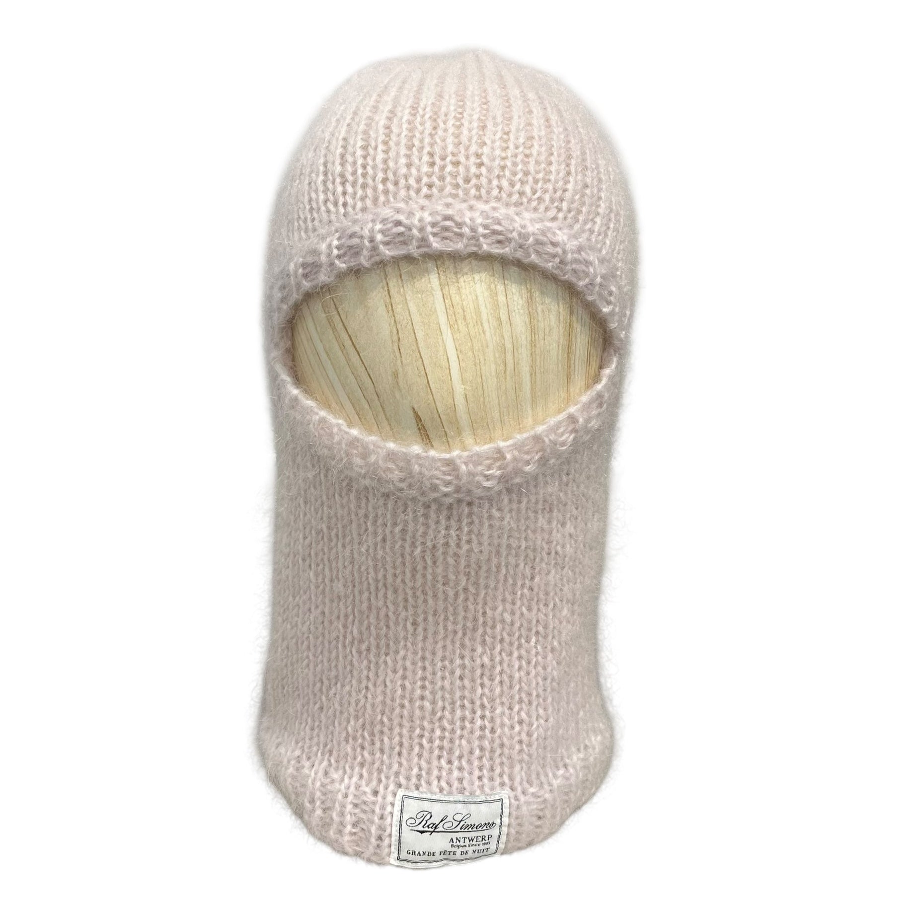 RAF SIMONS/Headwear/Mohair/PNK/MOHAIR BALACLAVA MASK view 1