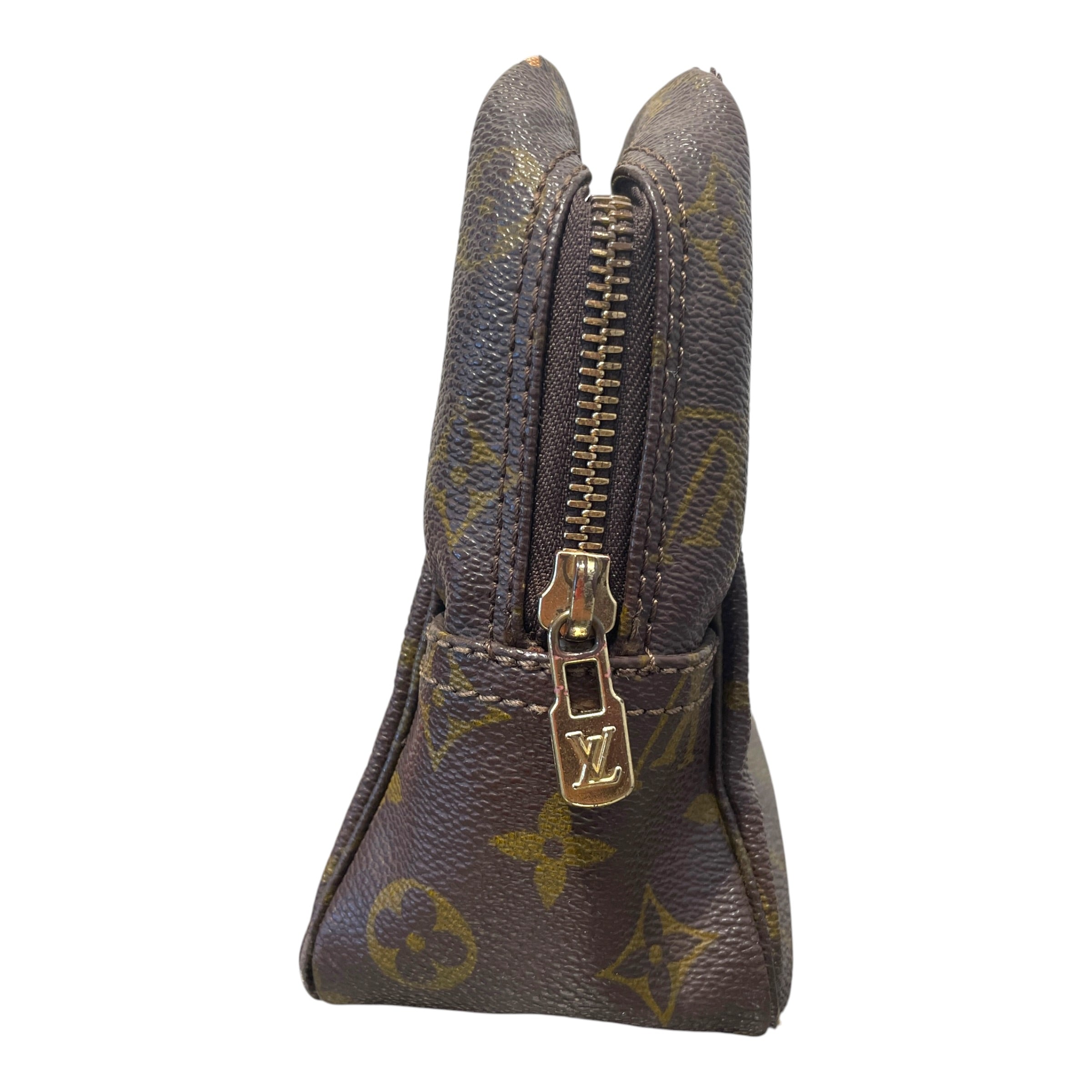 LOUIS VUITTON/Pouch/Monogram/Leather/BRW/Trousse Toilette 28 view 4