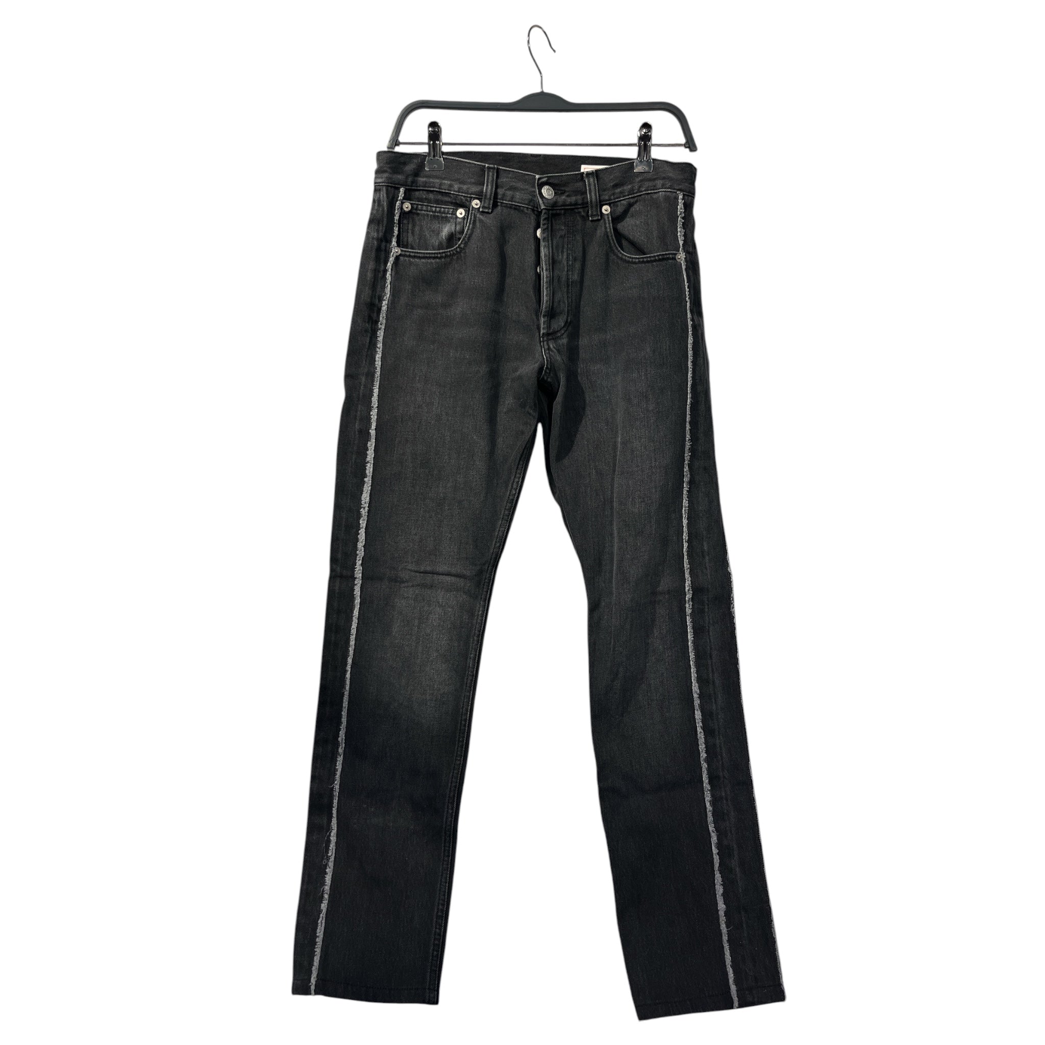 Alexander McQueen/Bootcut Pants/44/Denim/BLK/ view 1