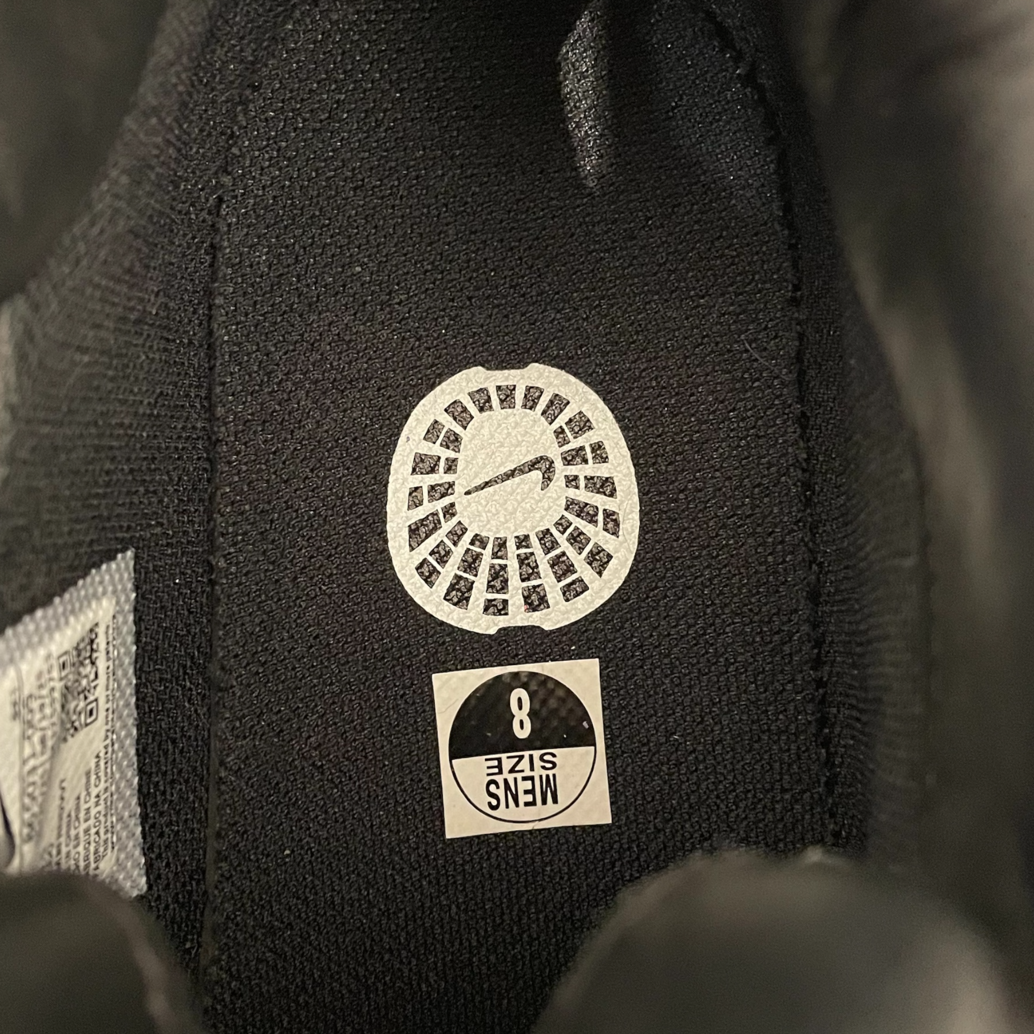 NIKE ACG/Hi-Sneakers/US 8/Leather/BLK/skull airbrush view 3