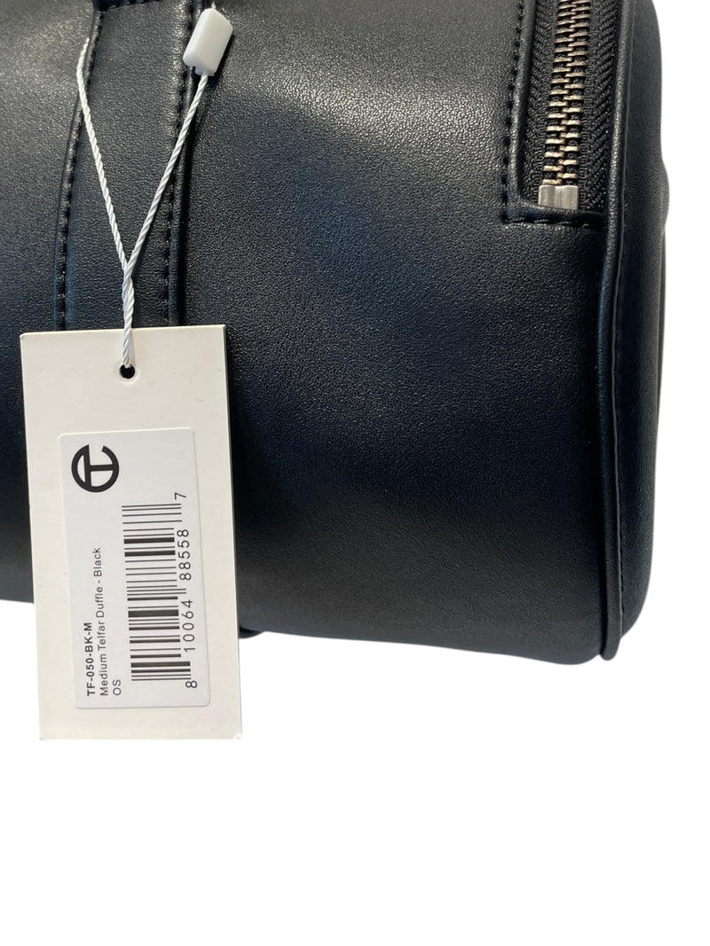 Telfar/Boston Bag/Leather/BLK/MEDIUM DUFFLE