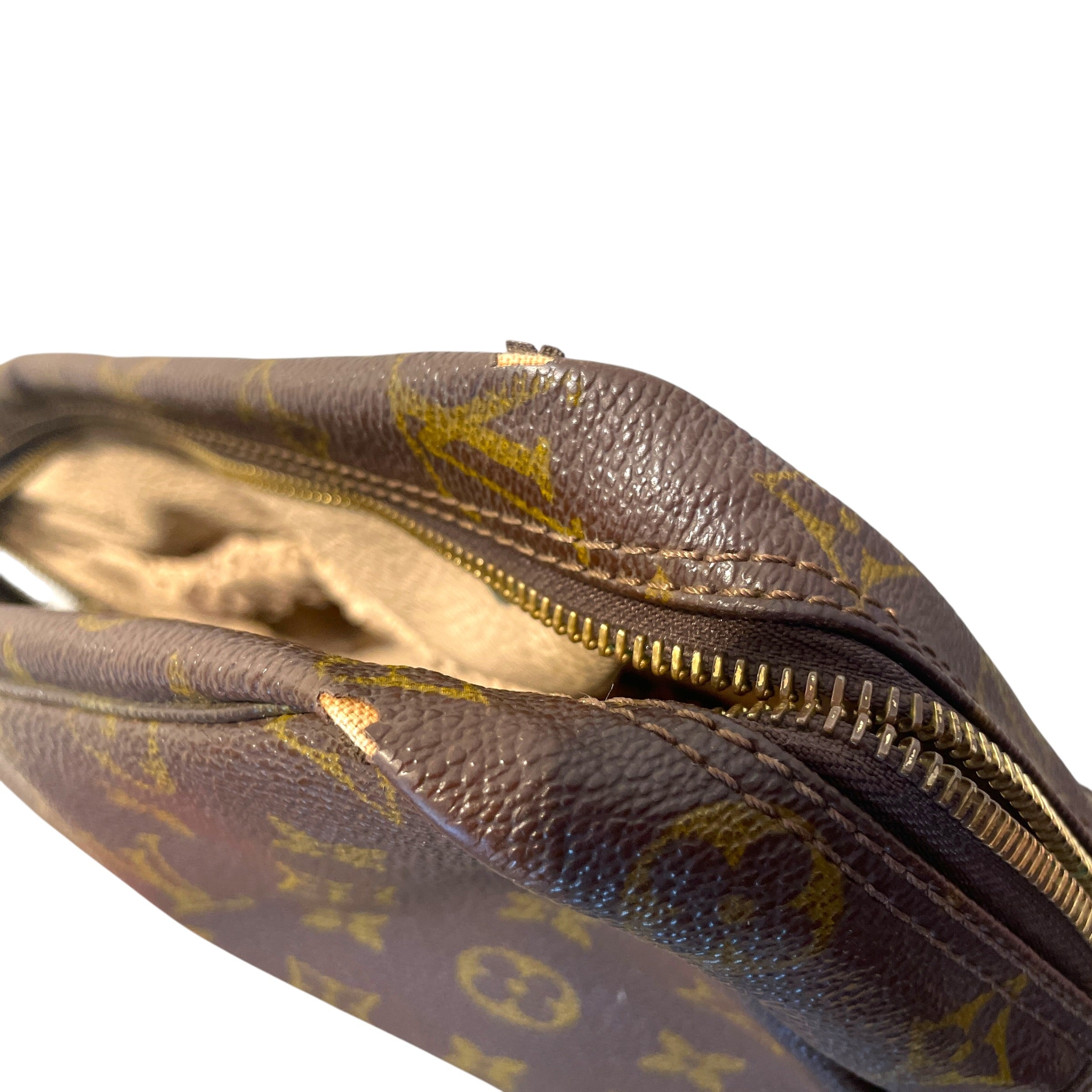 LOUIS VUITTON/Pouch/Monogram/Leather/BRW/Trousse Toilette 28 view 7
