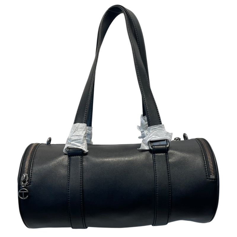 Telfar/Boston Bag/Leather/BLK/MEDIUM DUFFLE