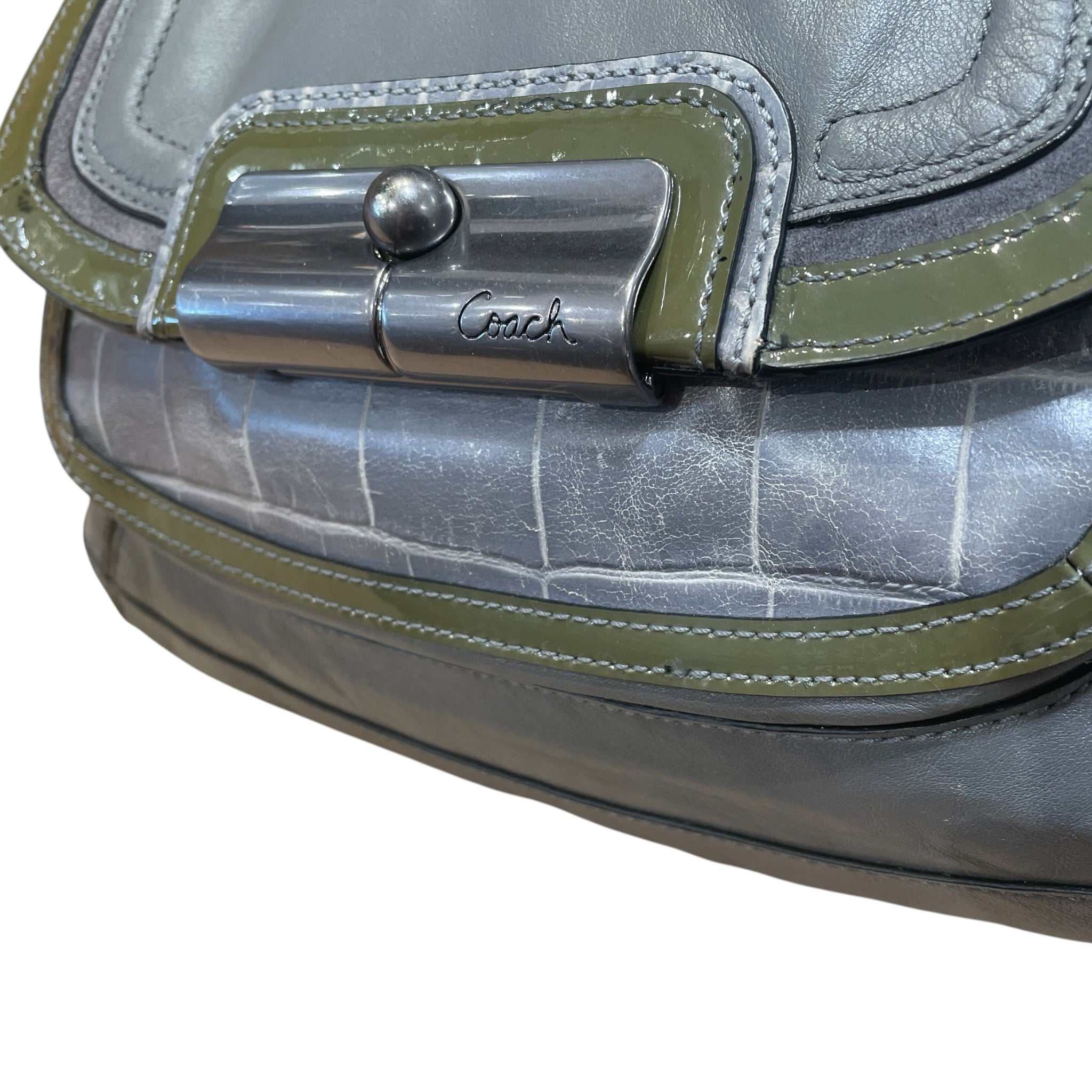 COACH/Hand Bag/Leather/GRY/KRISTIN SPECTATOR HOBO view 5