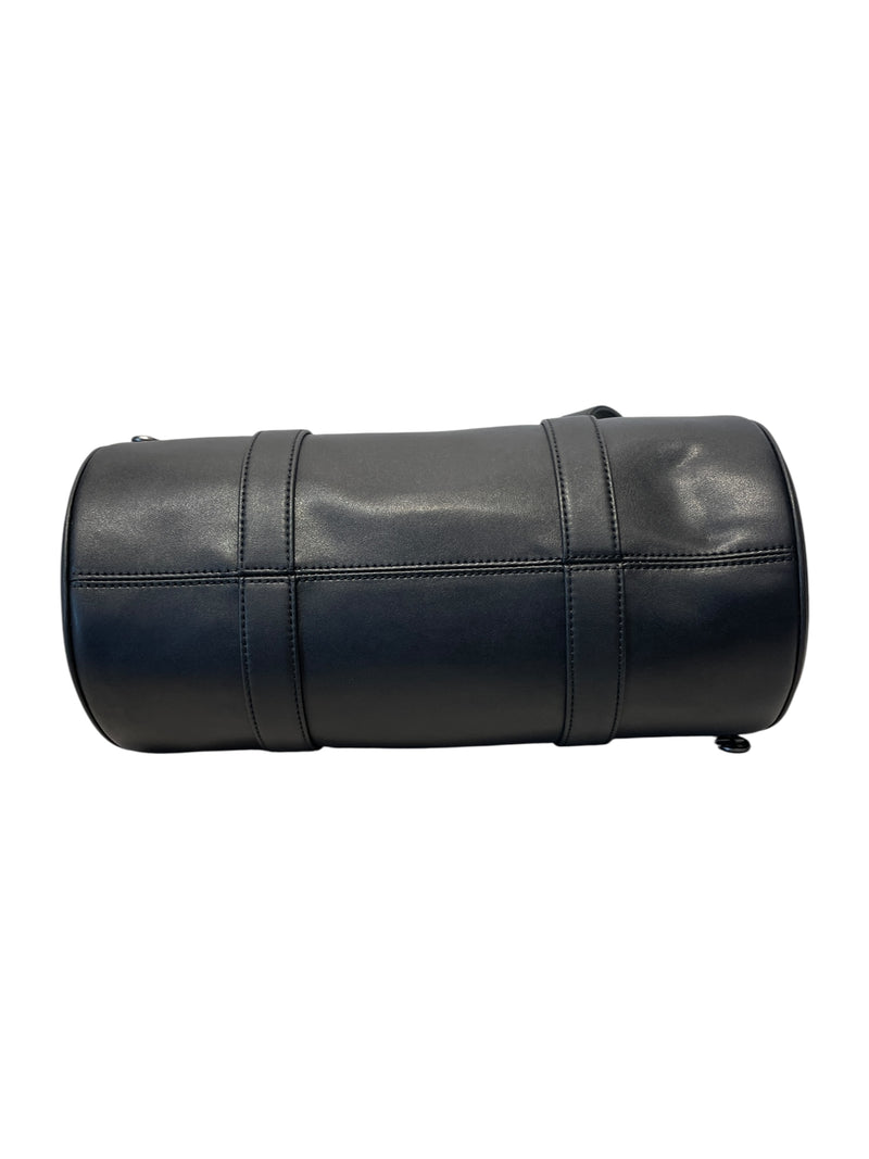 Telfar/Boston Bag/Leather/BLK/MEDIUM DUFFLE