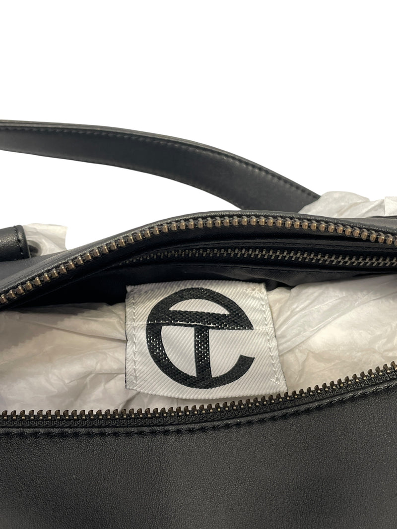 Telfar/Boston Bag/Leather/BLK/MEDIUM DUFFLE