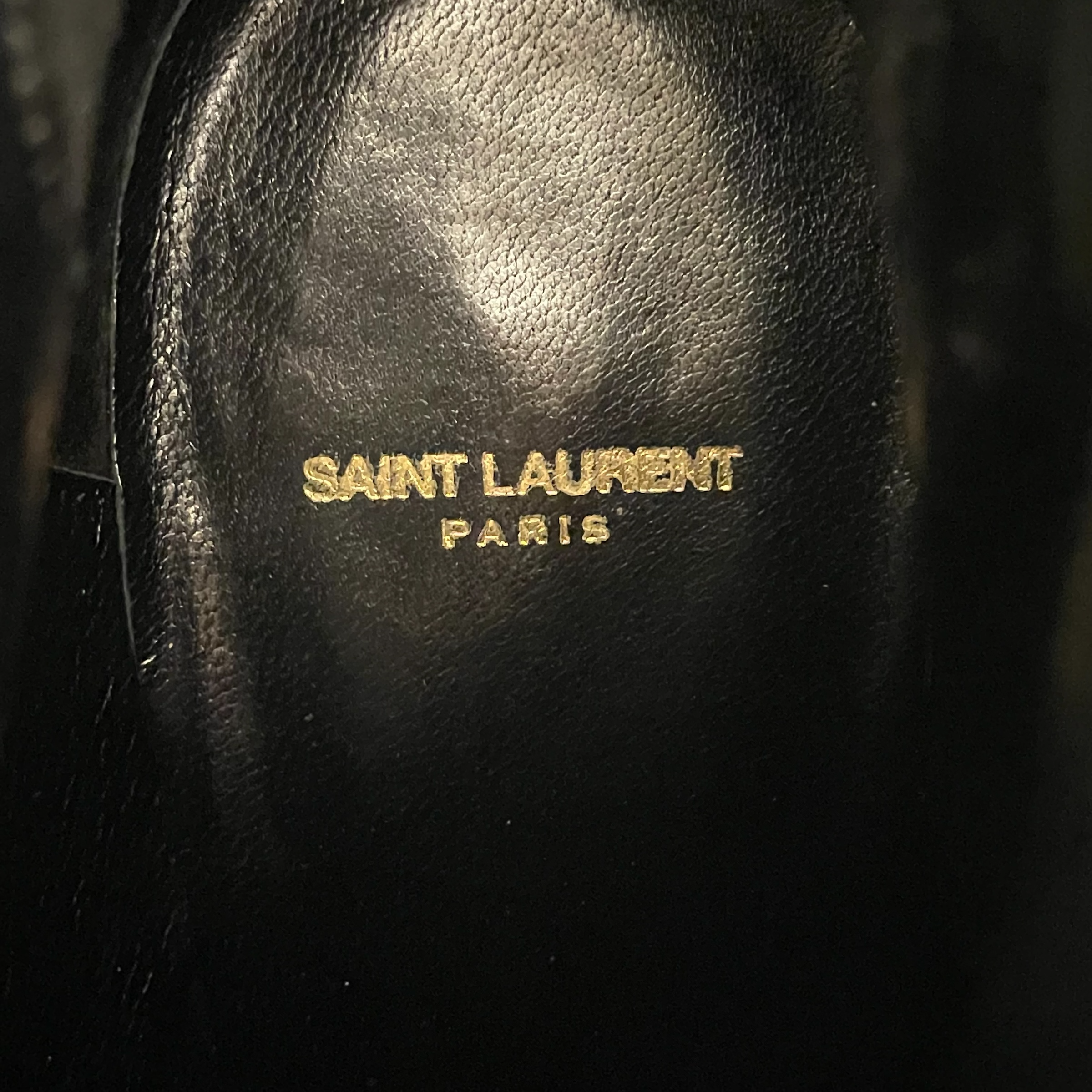 SAINT LAURENT/Western Boots/EU 37/Suede/BLK/WRAP AROUND STRAP SUEDE view 3