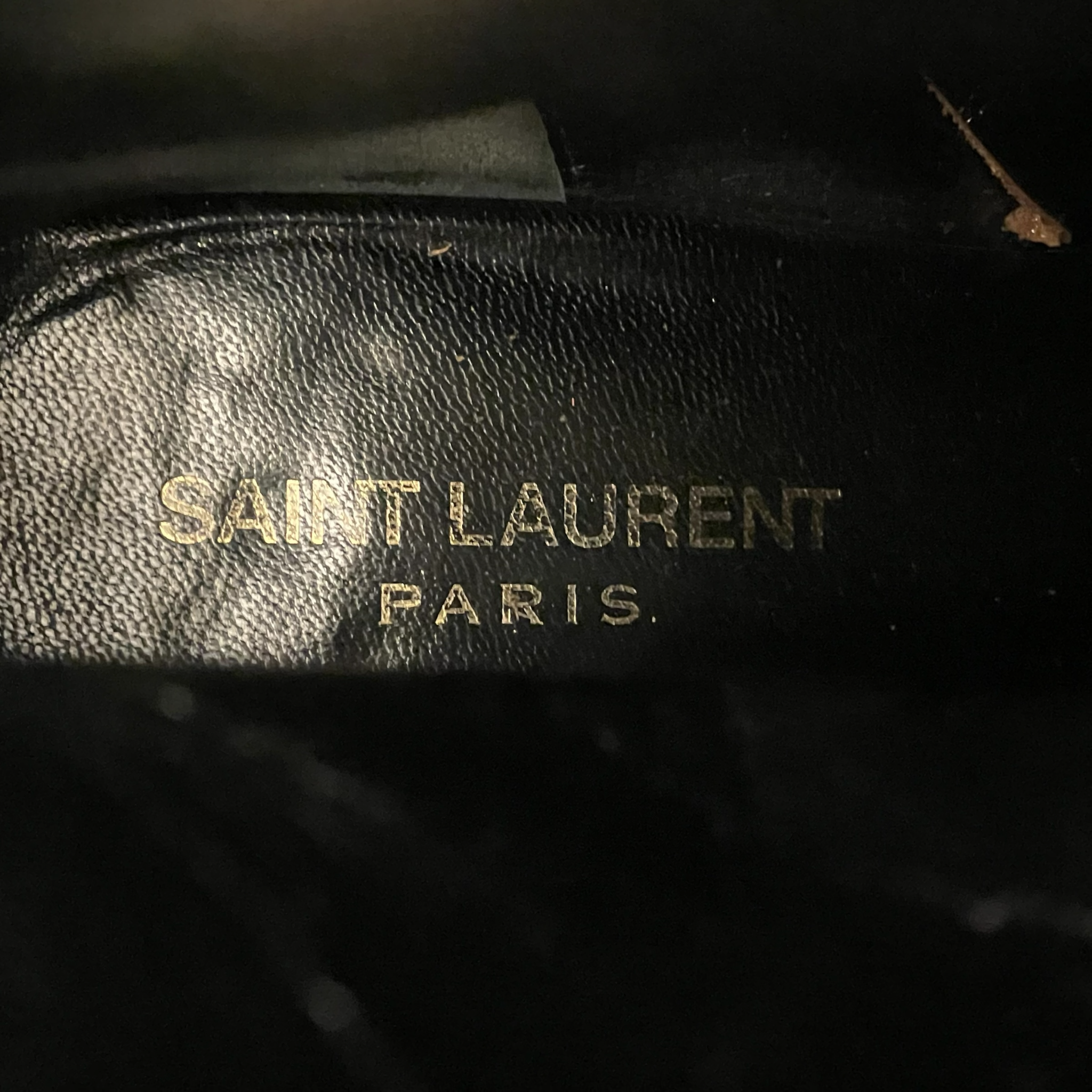 SAINT LAURENT/Boots/EU 36.5/Cotton/GLD/ view 3